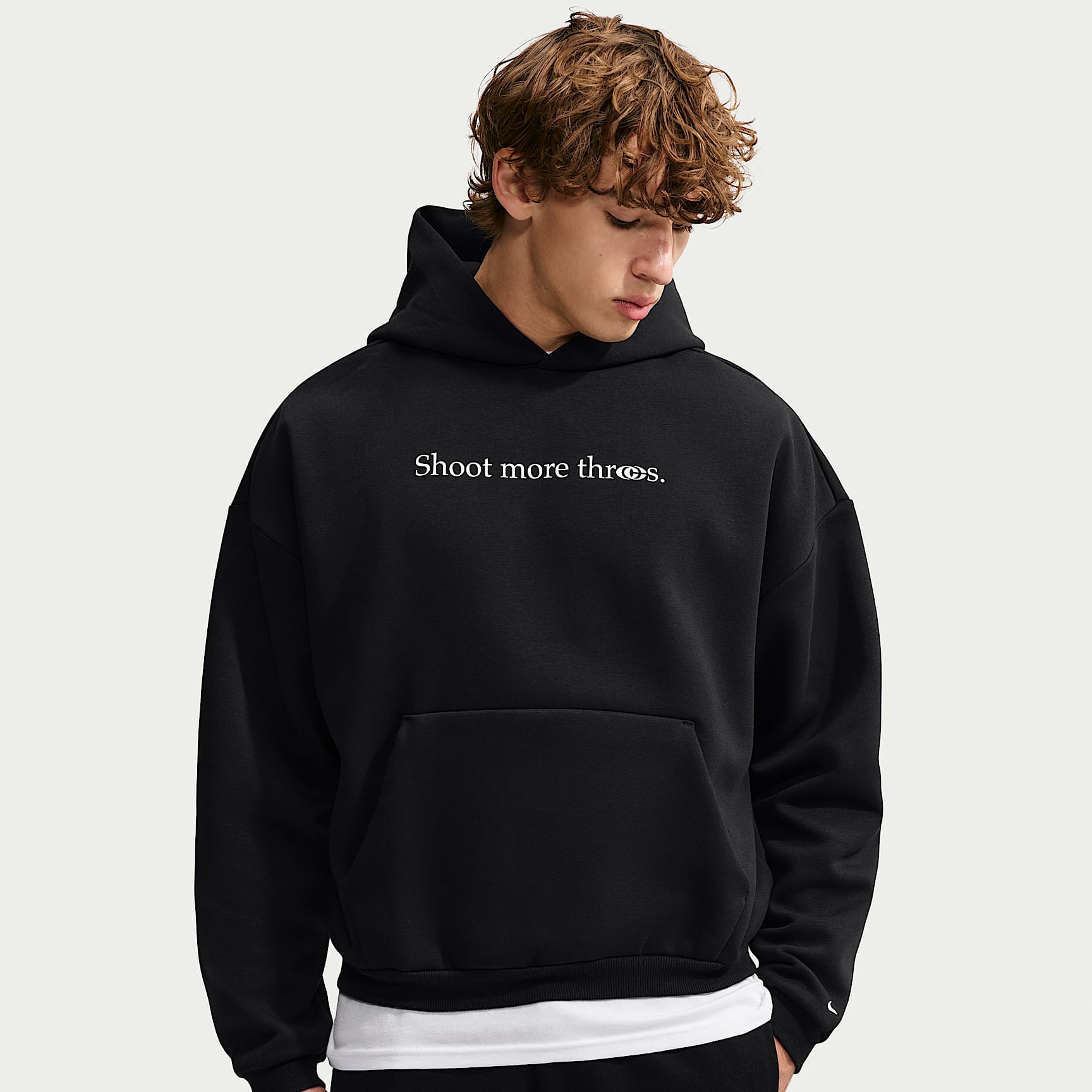 Caitlin Clark Standard Issue Men's Therma-FIT Brushed Basketball Pullover Hoodie