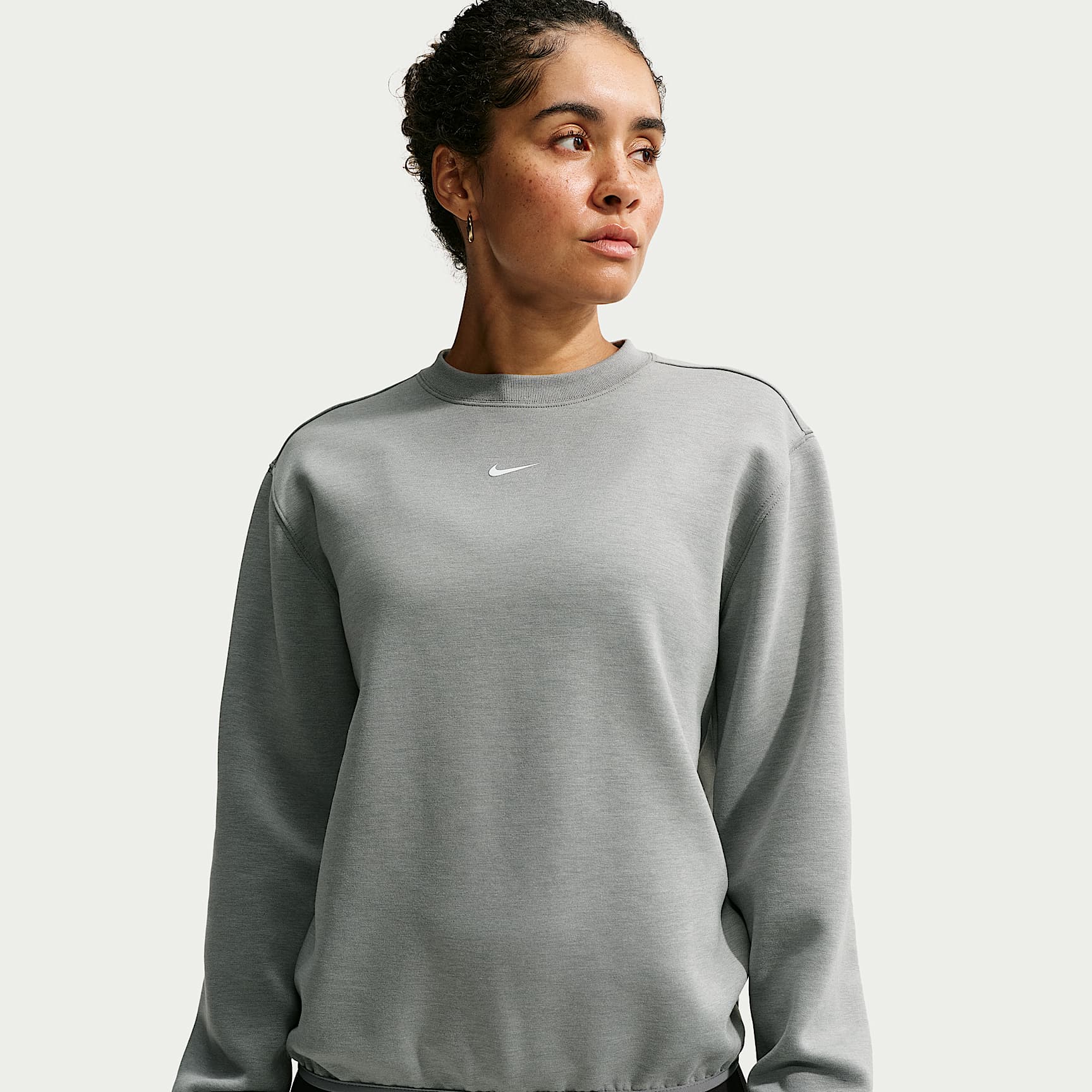 Nike Studio Fleece Sport Women's Dri-FIT Crew-Neck Sweatshirt
