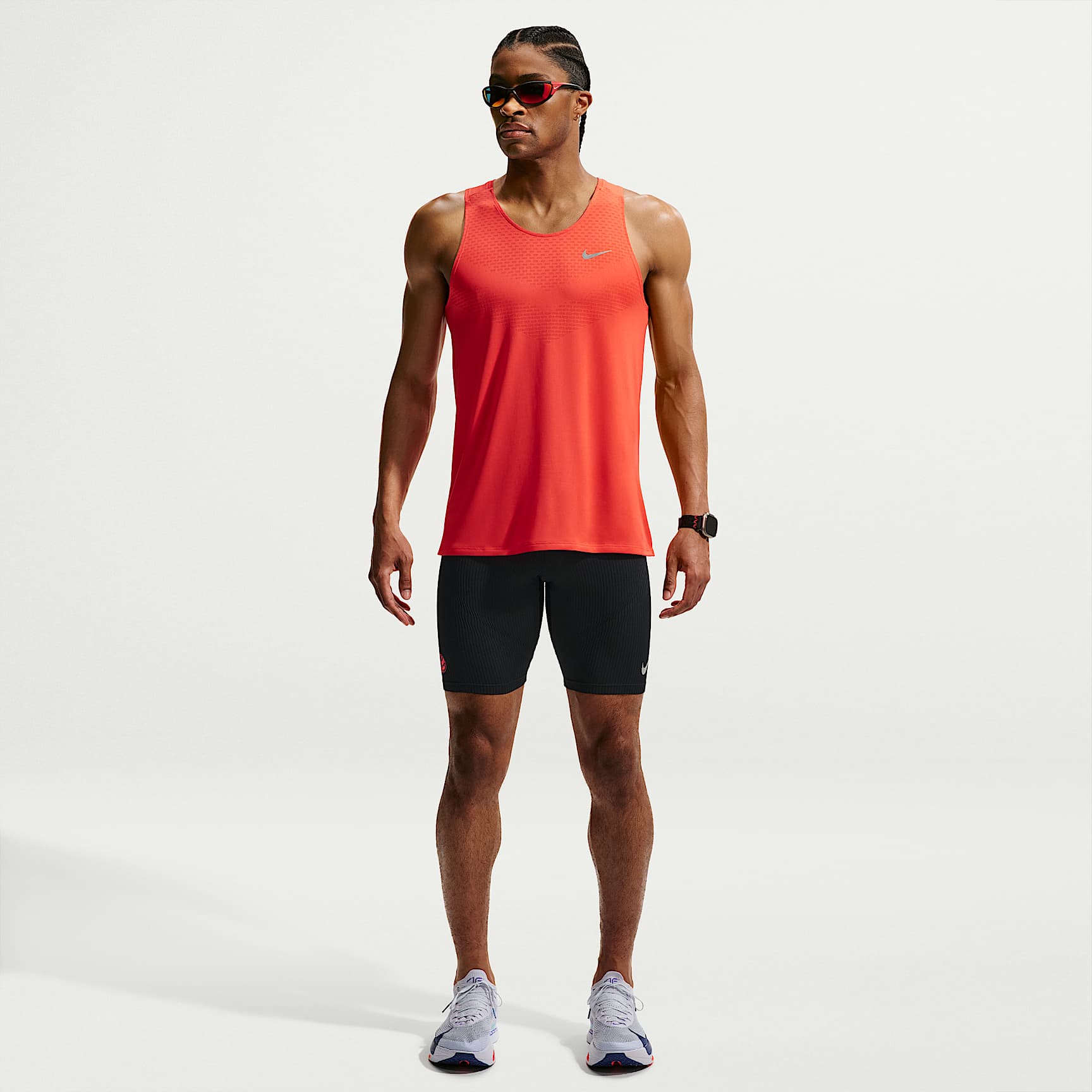 Nike AeroSwift Men's Dri-FIT ADV Brief-Lined 1/2-Length Running Tights