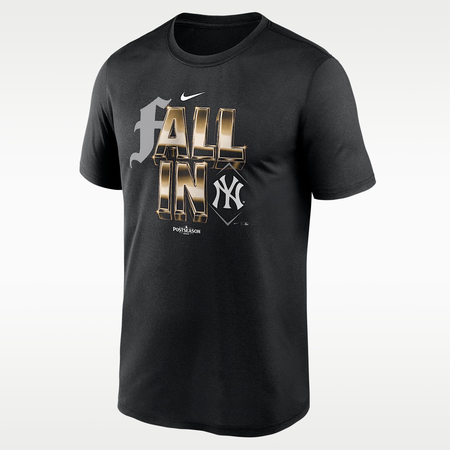 New York Yankees 2026 Postseason Fall In Legend Men's Nike Dri-FIT MLB T-Shirt