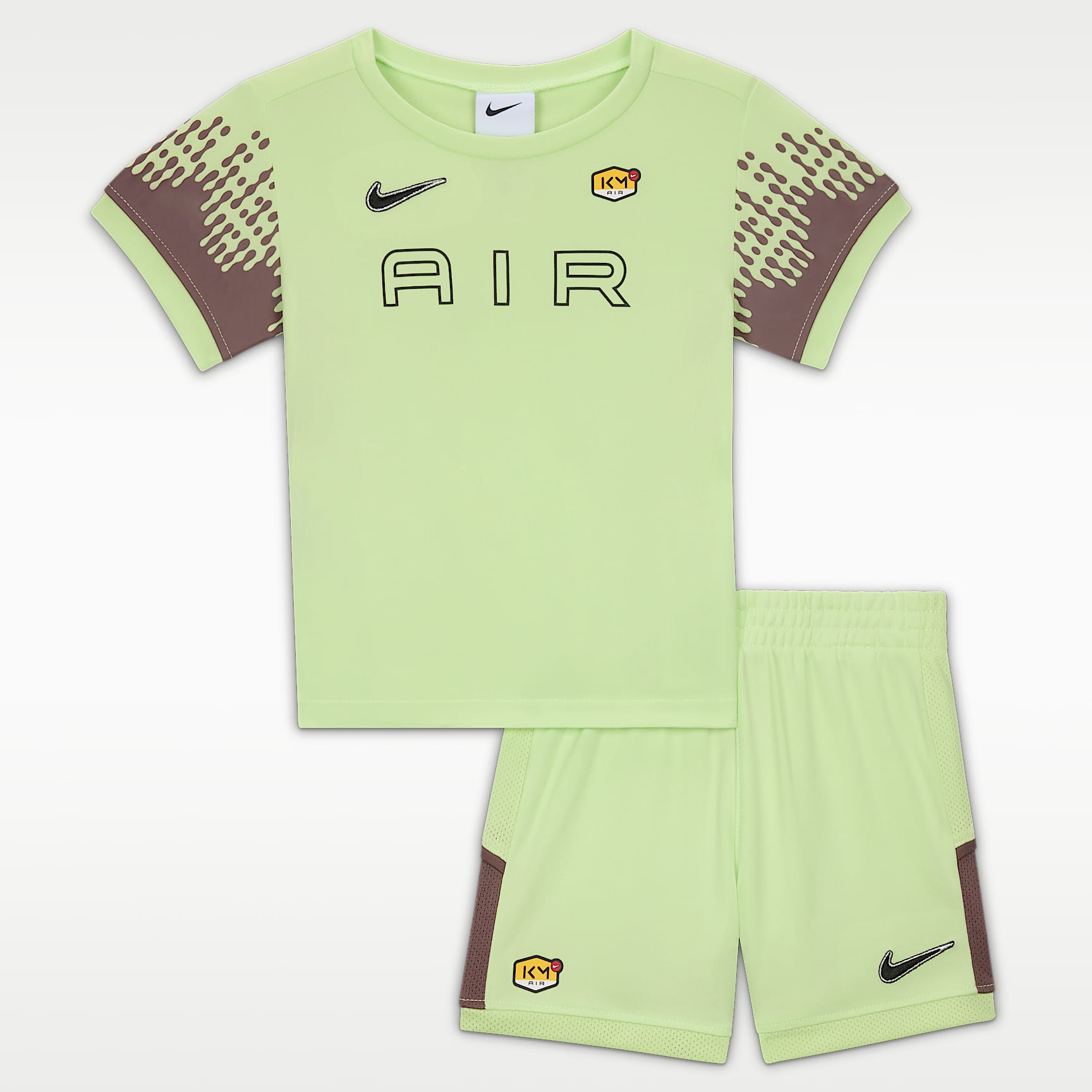 Dwuczęściowy zestaw ze spodenkami dla niemowląt (12–24 M) Dri-FIT ACD25 Kylian Mbappé