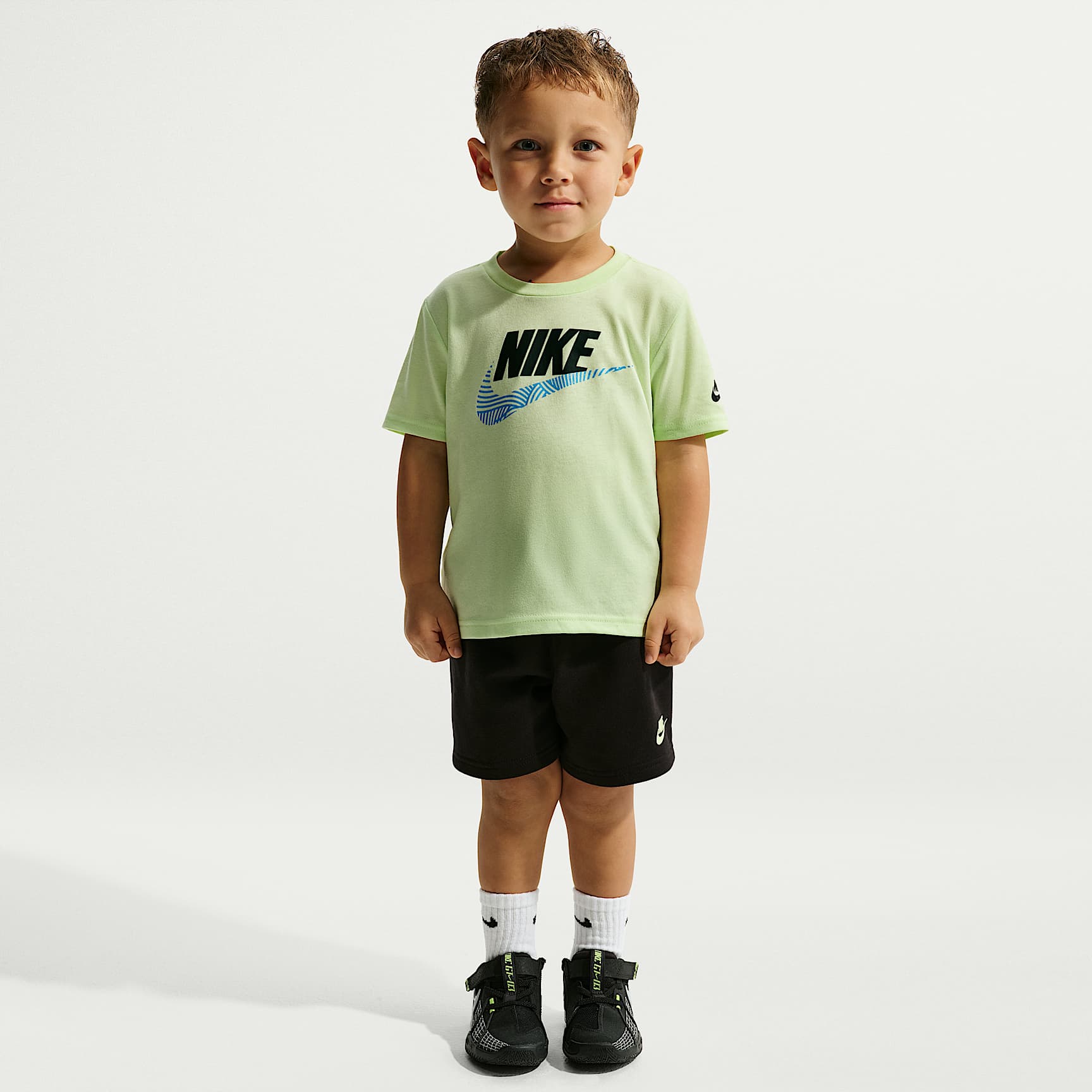 Nike Sportswear In The Zone Toddler 2-Piece Relaxed French Terry Shorts Set
