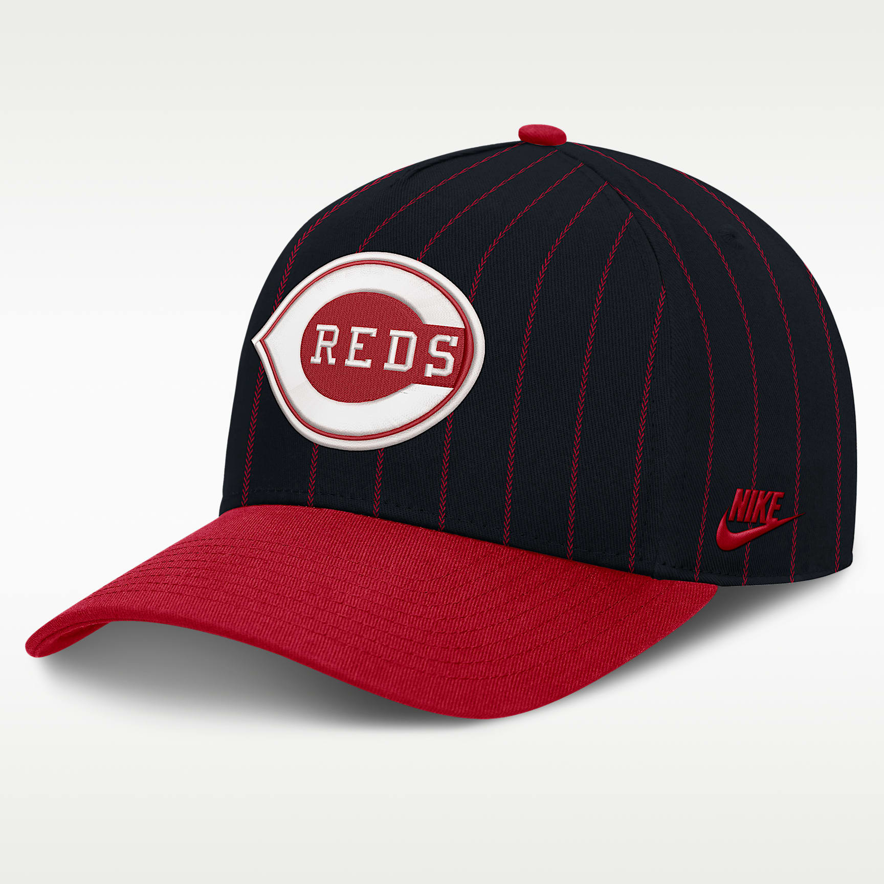Gorra Nike de la MLB ajustable con estructura A-Frame para hombre Cincinnati Reds Cooperstown Rise