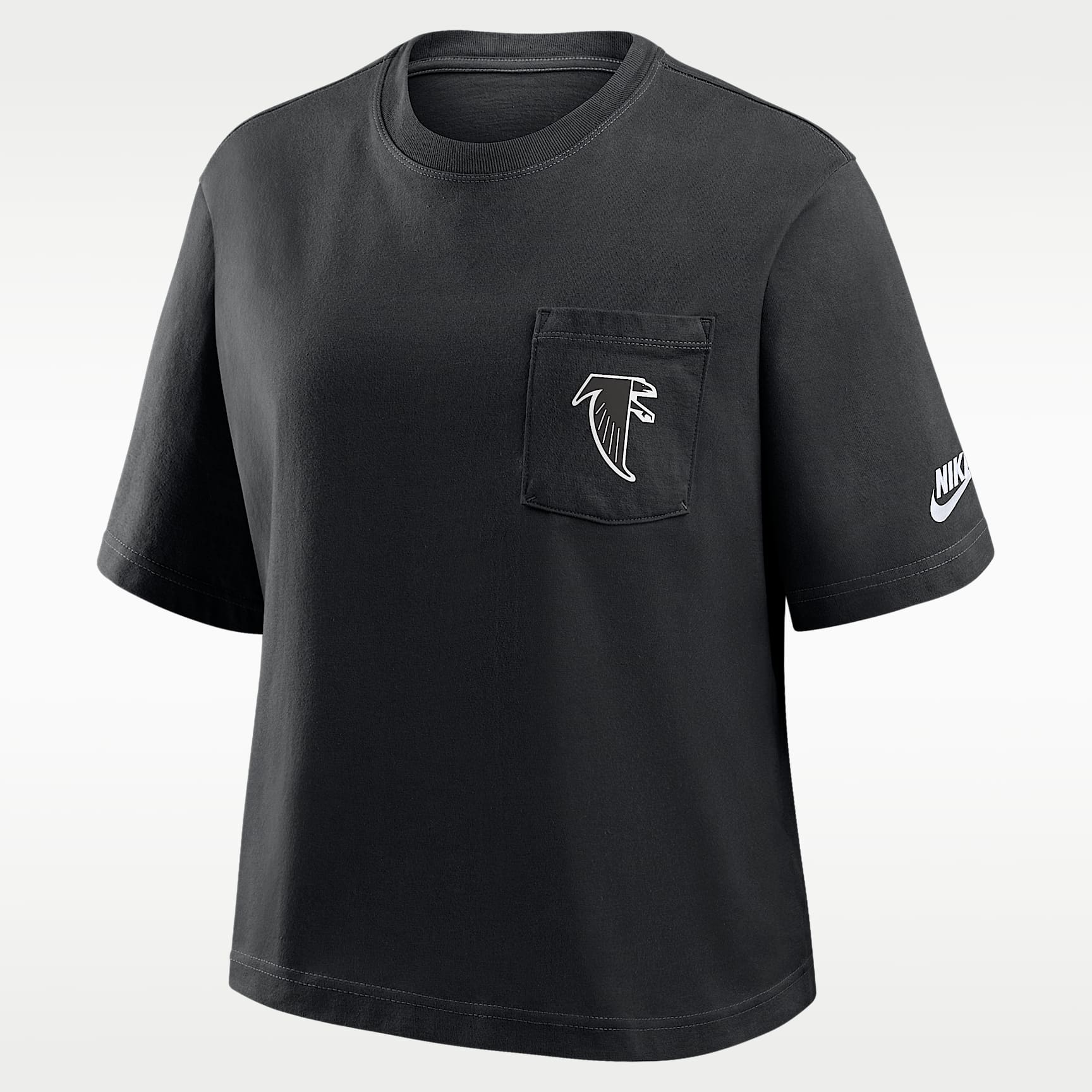 Atlanta Falcons Rewind Pocket Boxy Women's Nike NFL T-Shirt