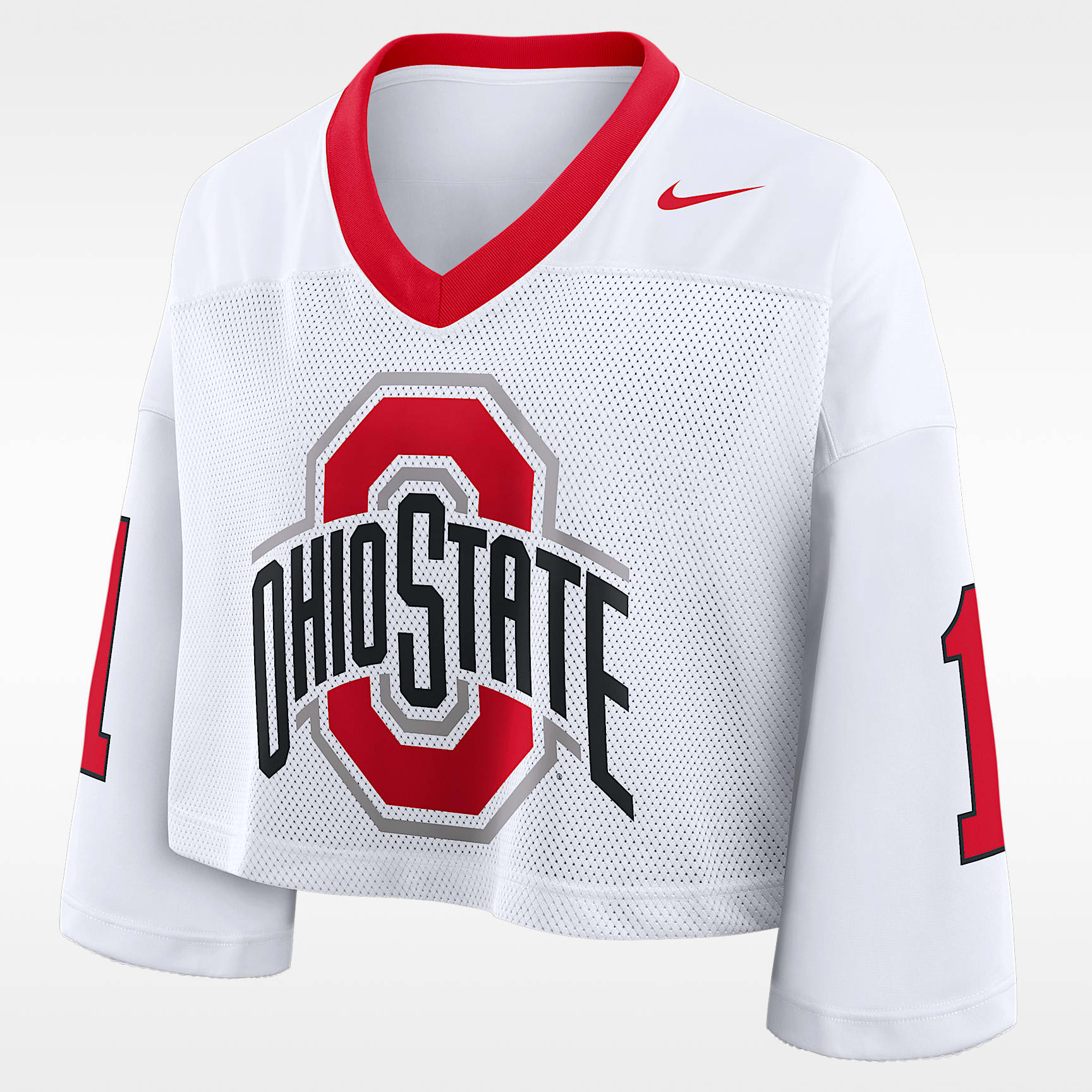 Ohio State Logo Women's Nike Dri-FIT College Cropped Jersey