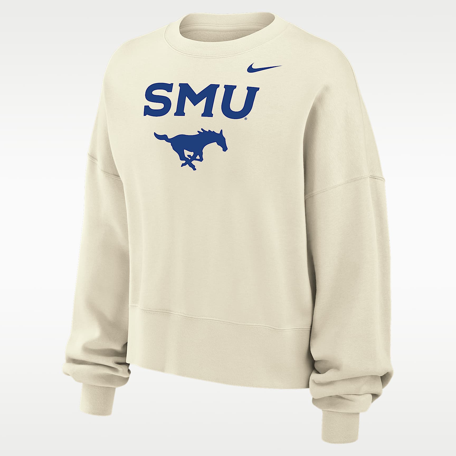 SMU Mustangs Phoenix Fleece Women's Nike Football Crew-Neck Sweatshirt