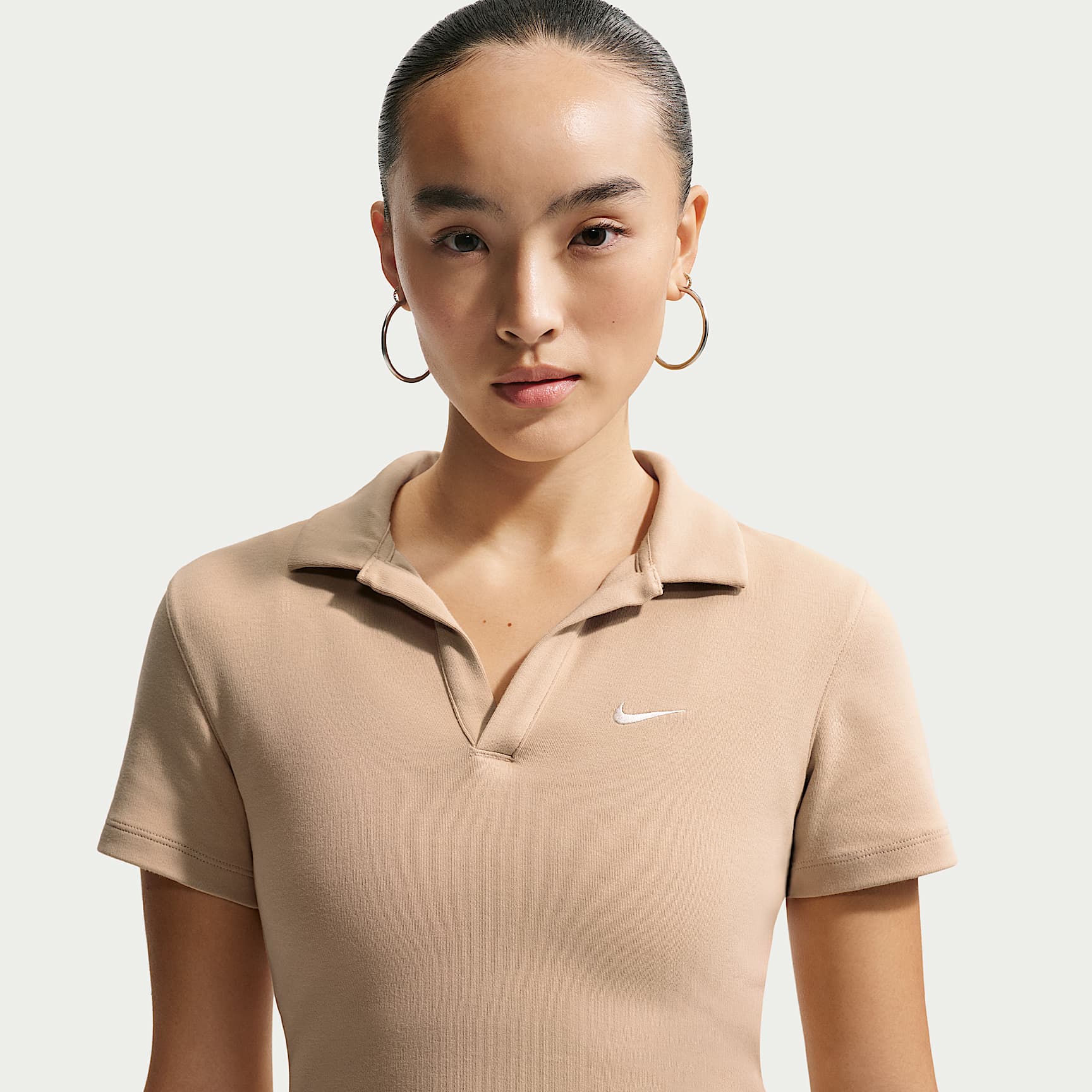 나이키 스포츠웨어 에센셜 여성 반팔 폴로 탑
