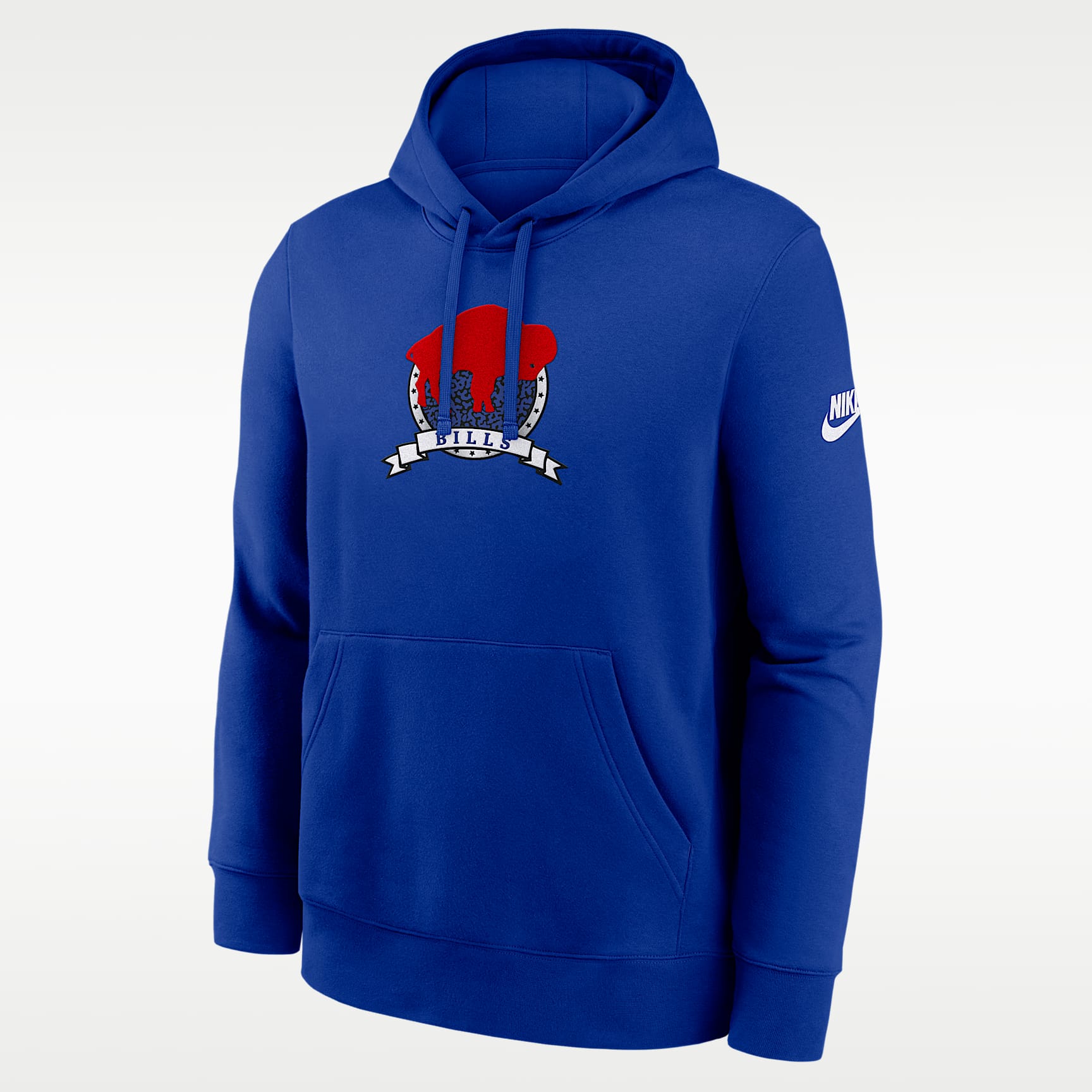 Sudadera con gorro sin cierre Nike de la NFL para hombre Buffalo Bills Rewind Club