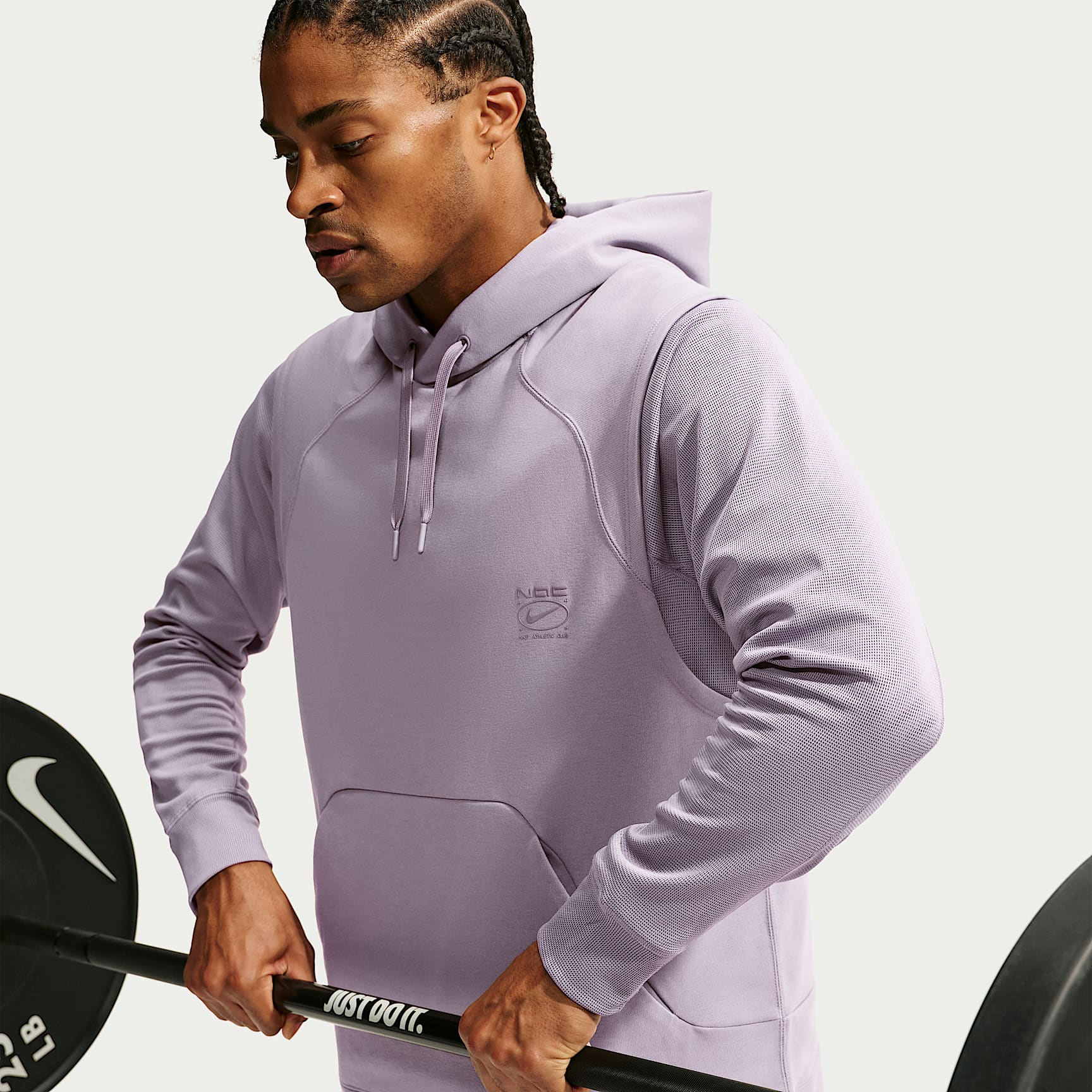 Nike N.A.C. Men's Dri-FIT Fleece Sleeveless Training Hoodie