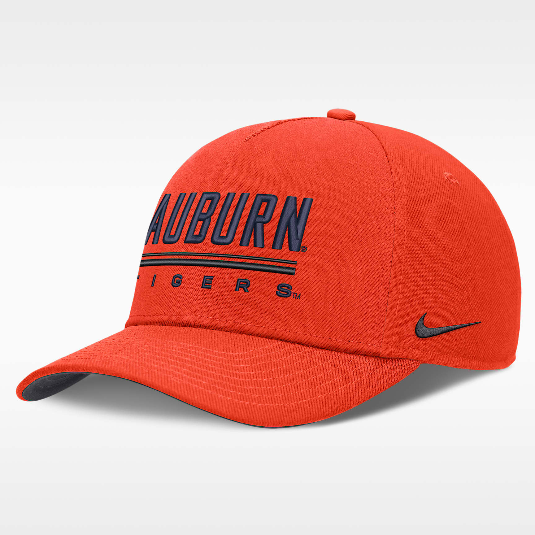 Auburn Sideline Practice Rise Men's Nike Dri-FIT College Adjustable Hat
