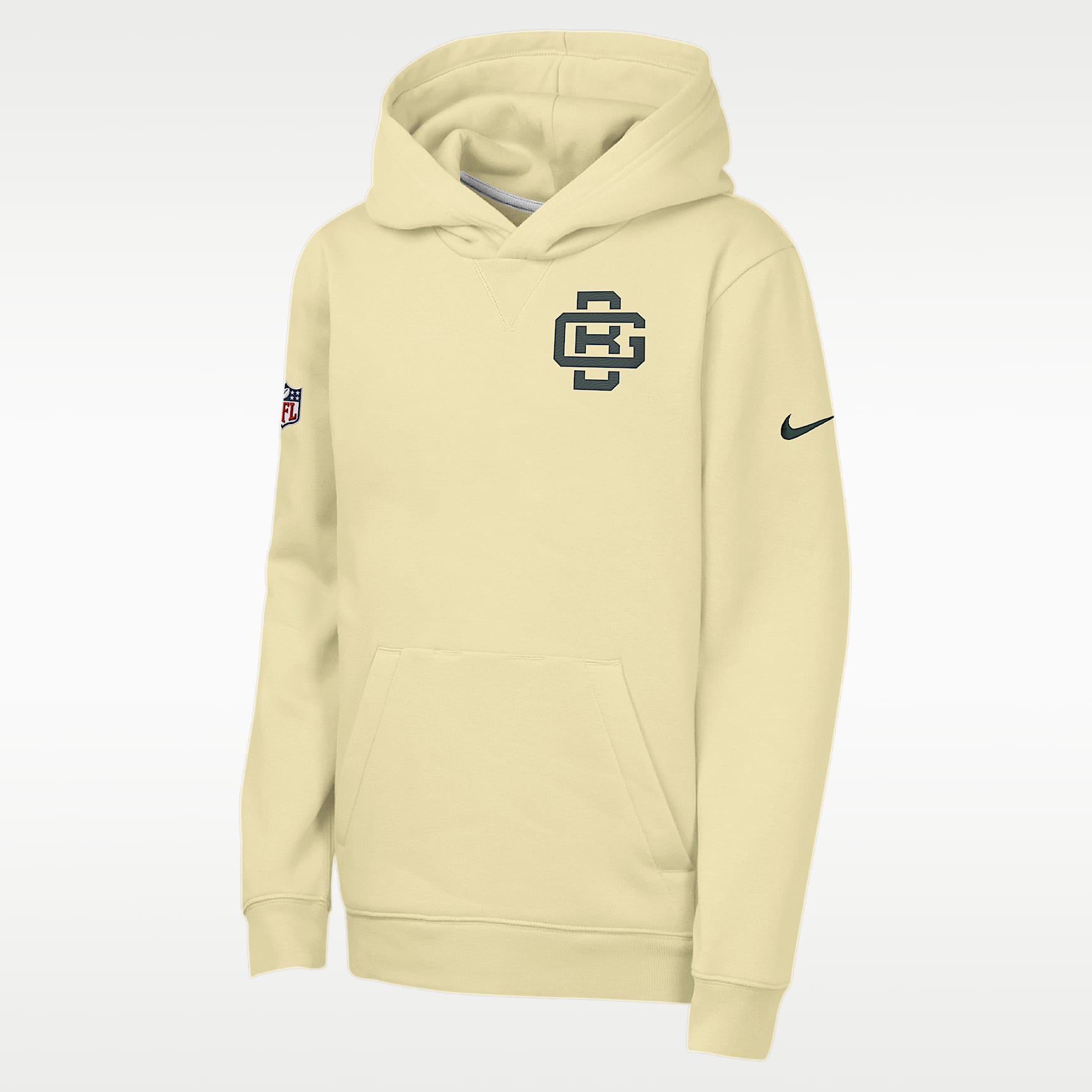 Green Bay Packers Rivalries Collection Sideline Club Big Kids' Nike NFL Pullover Hoodie