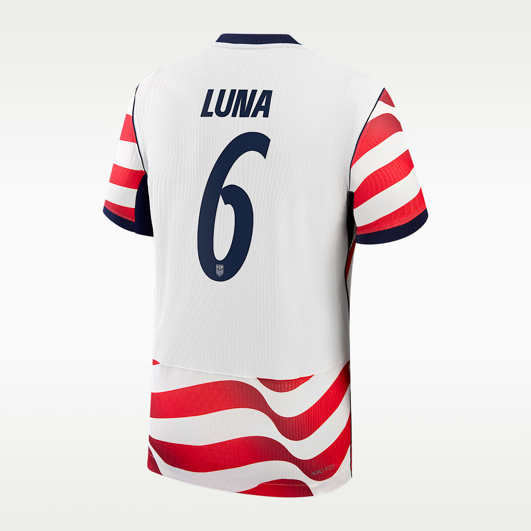 Diego Luna USMNT 2026 Match Home Men's Nike Aero-FIT Soccer Jersey