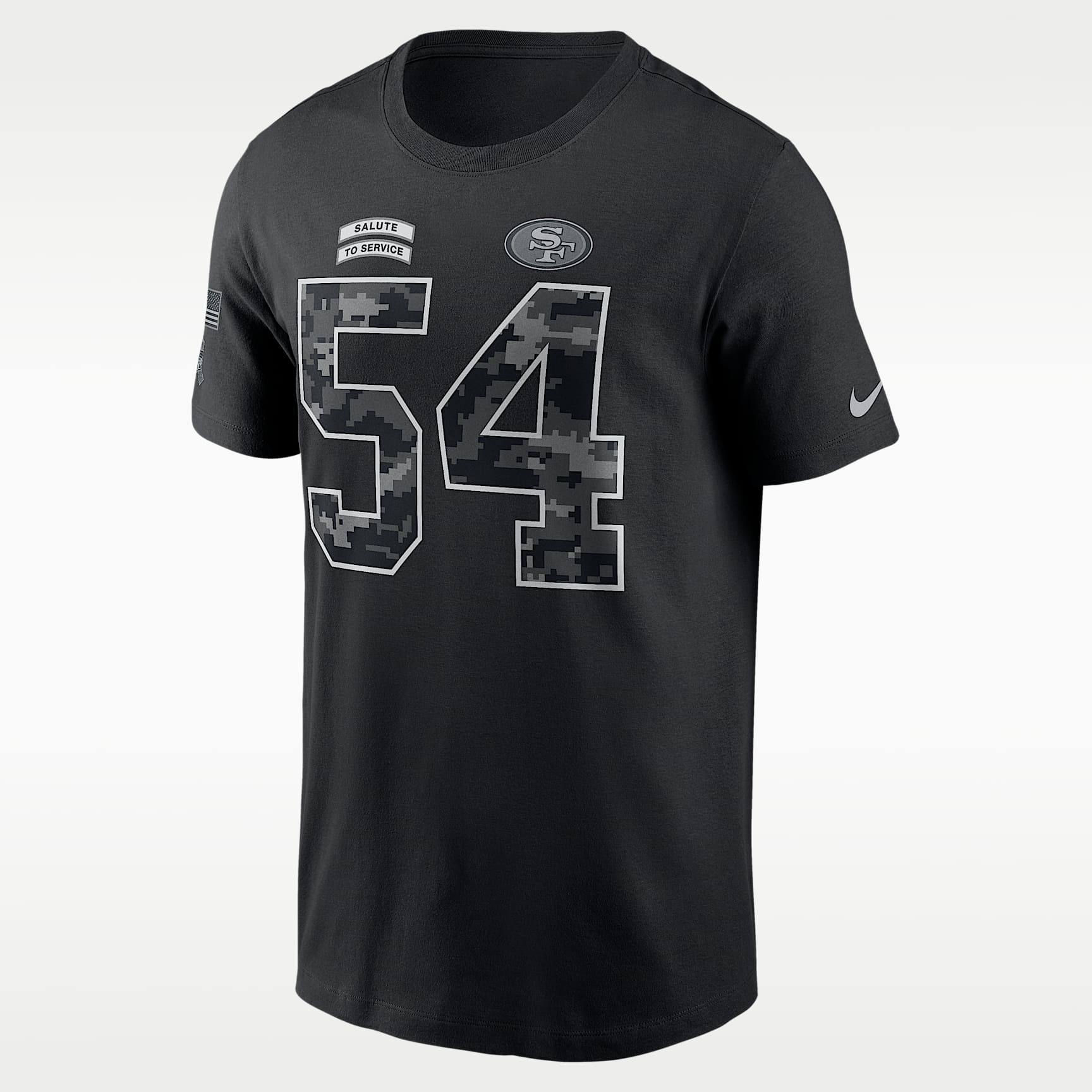 Fred Warner San Francisco 49ers Salute to Service Men's Nike NFL T-Shirt