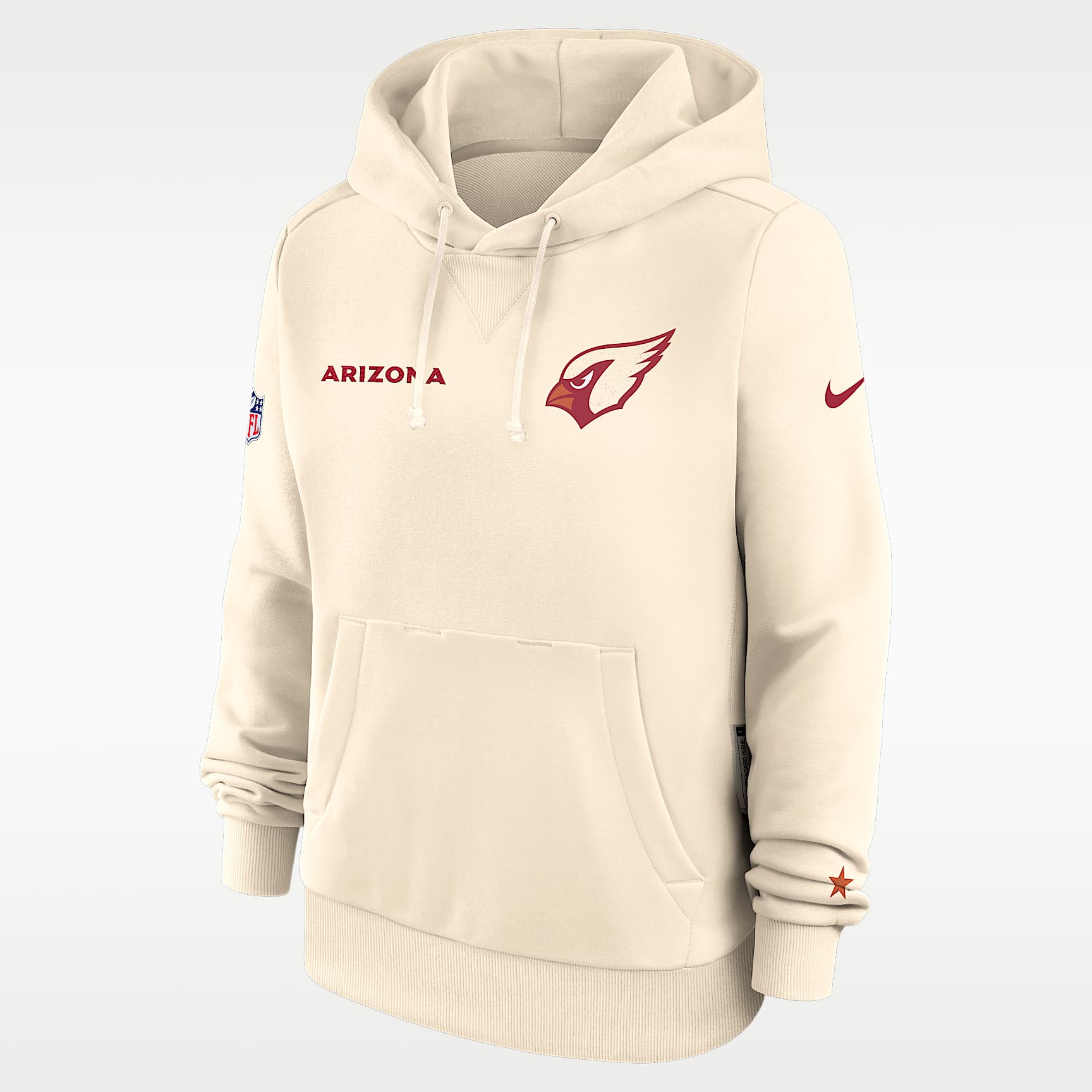 Arizona Cardinals Rivalries Collection Sideline Women's Nike Dri-FIT NFL Pullover Hoodie