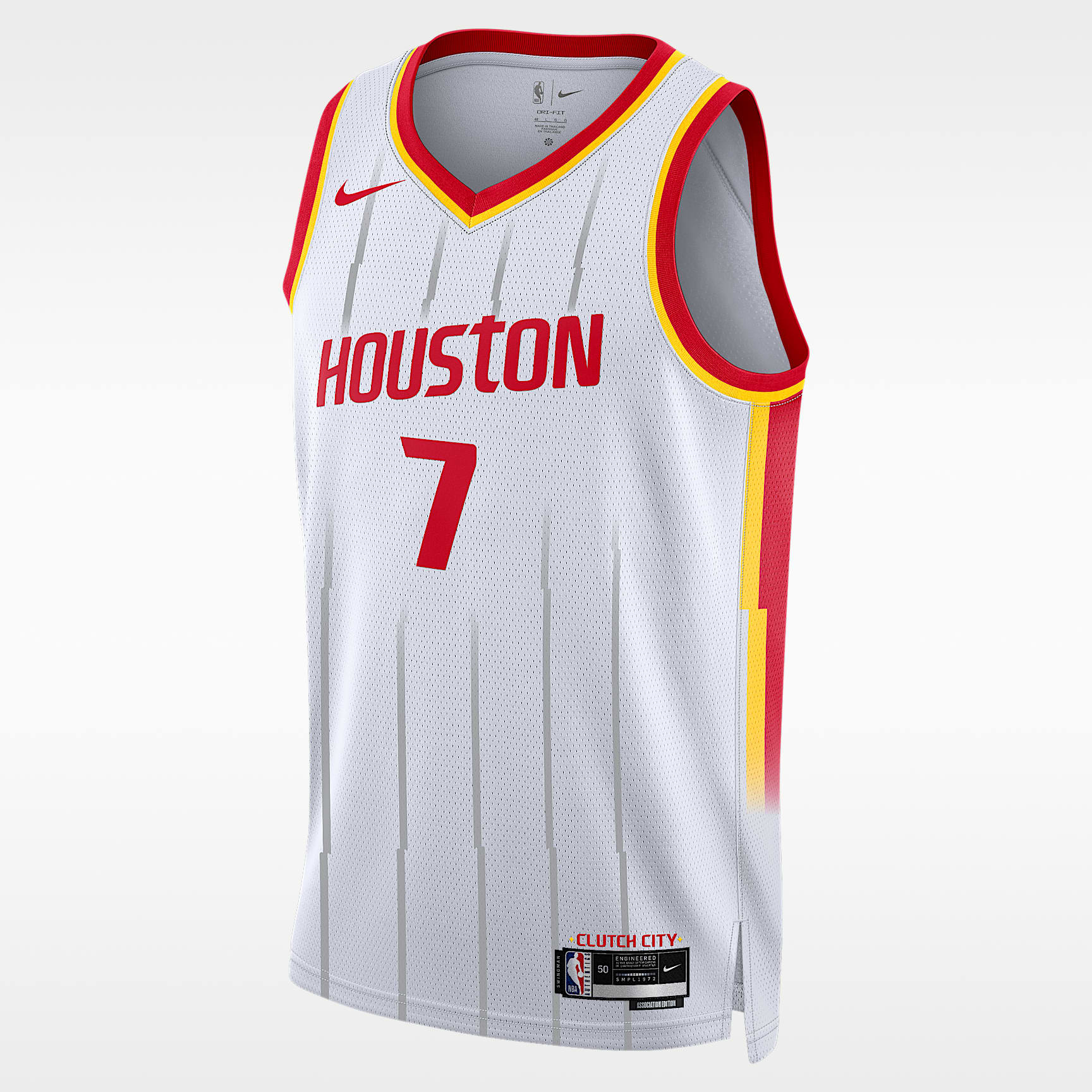 Jersey de alero polivalente para hombre Nike Dri-FIT NBA Houston Rockets Association Edition