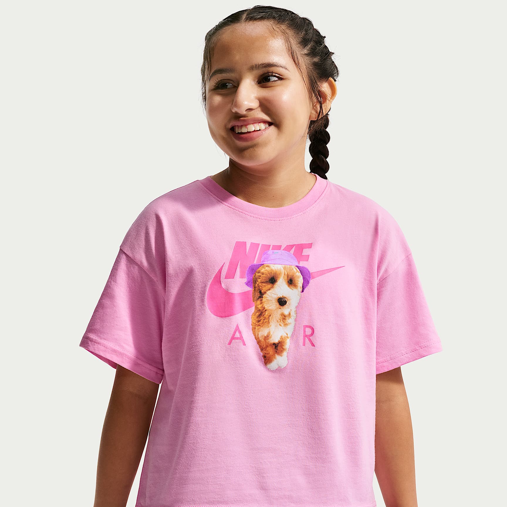 Nike Sportswear Big Kids' (Girls') Boxy T-Shirt