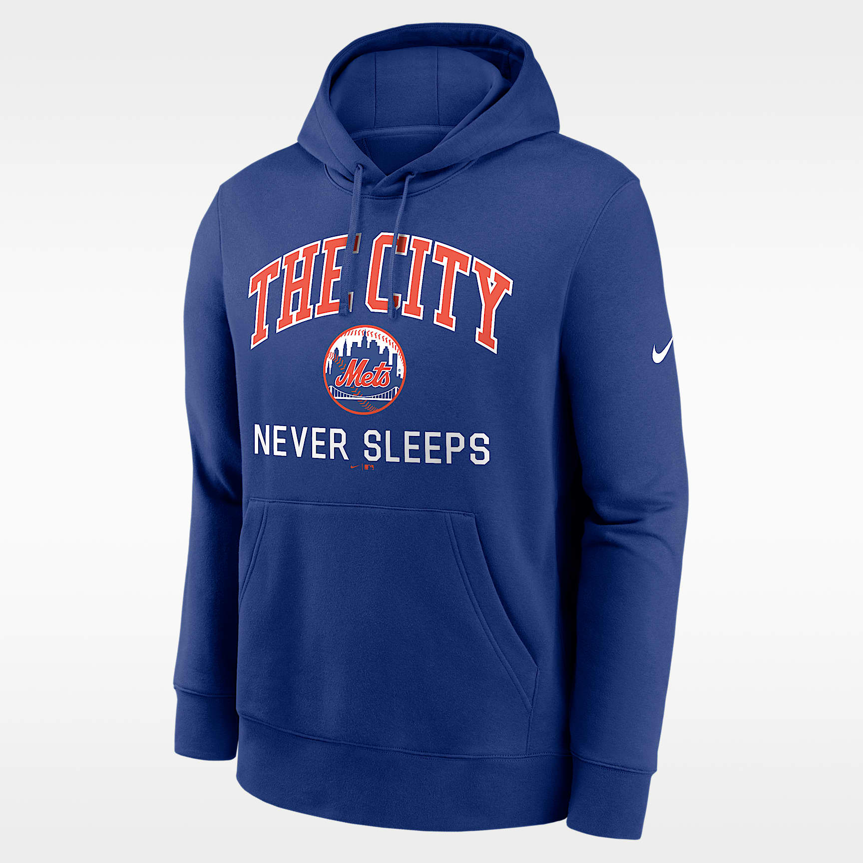 New York Mets The City Never Sleeps Club Men's Nike MLB Pullover Hoodie