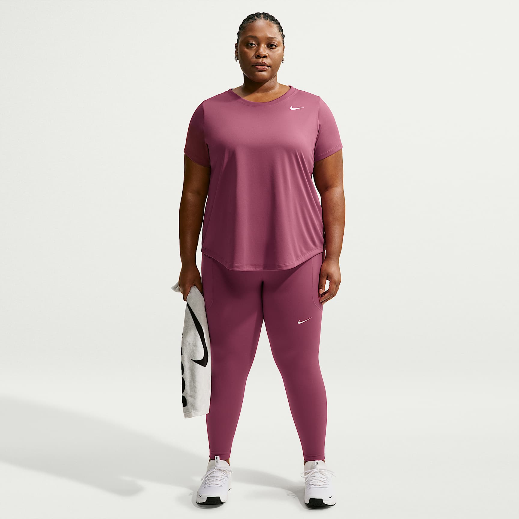 Nike One Women's High-Waisted 7/8 Leggings with Pockets (Plus Size)