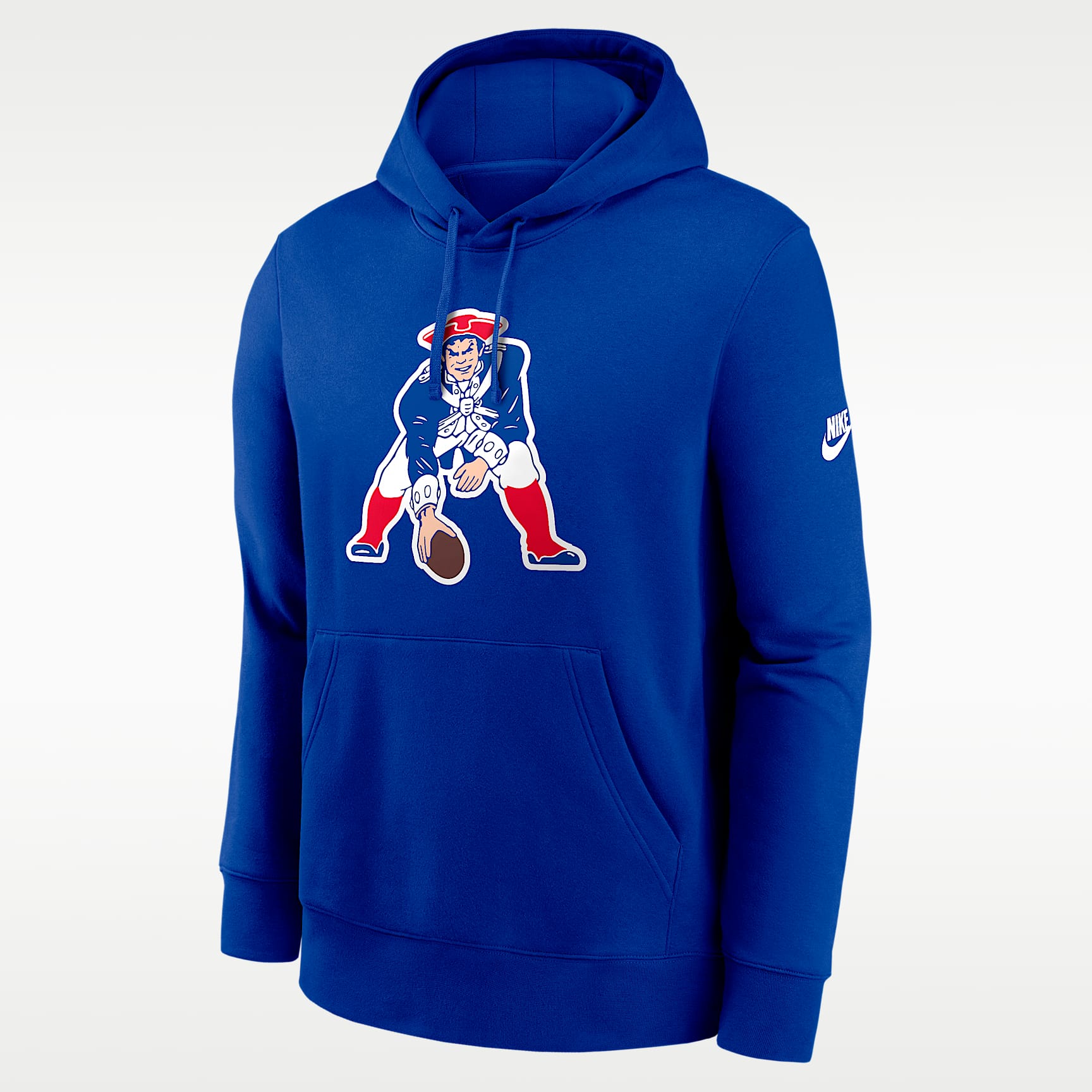 New England Patriots Club Logo Men's Nike NFL Pullover Hoodie