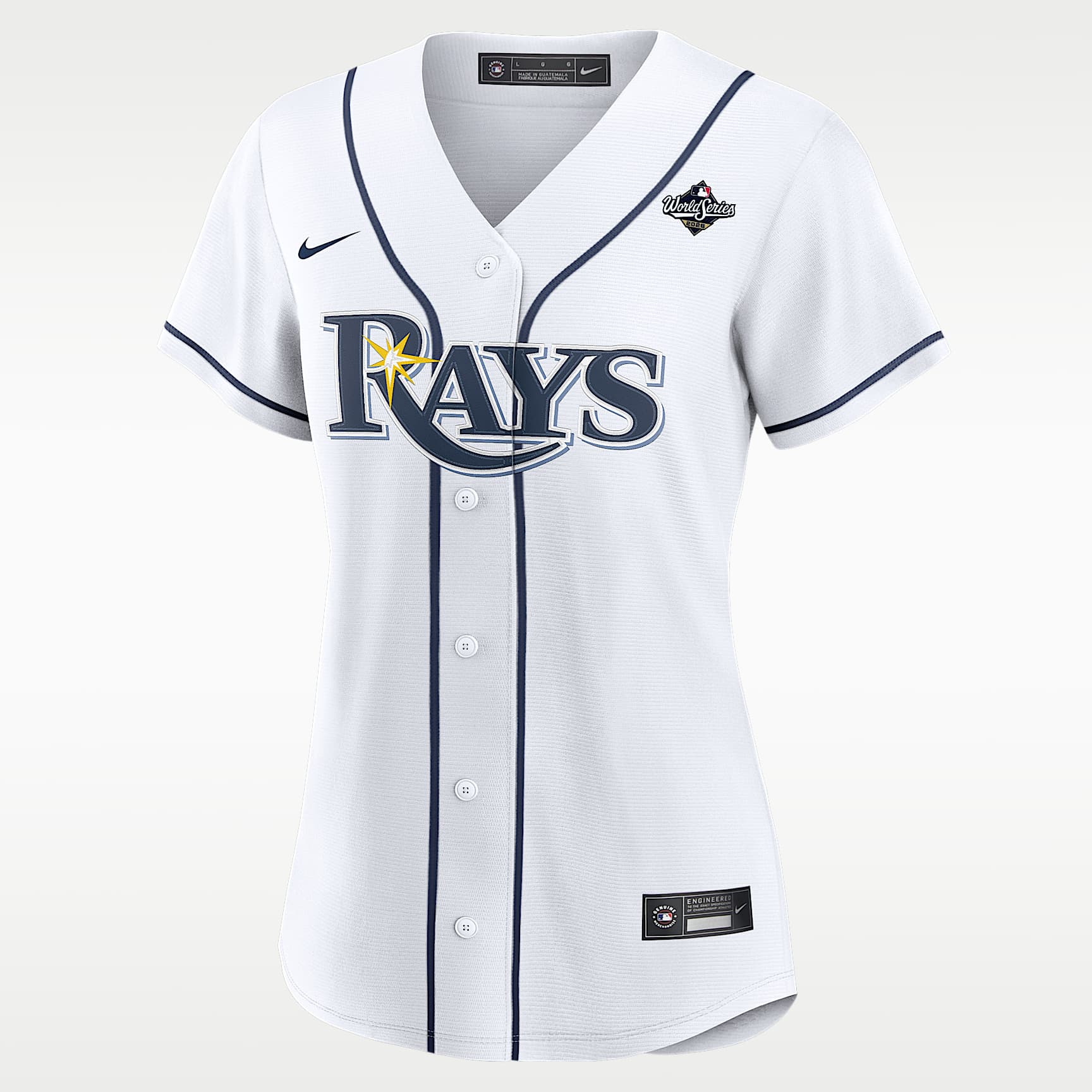 Yandy Díaz Tampa Bay Rays 2026 World Series Participant Women's Nike MLB Replica Jersey