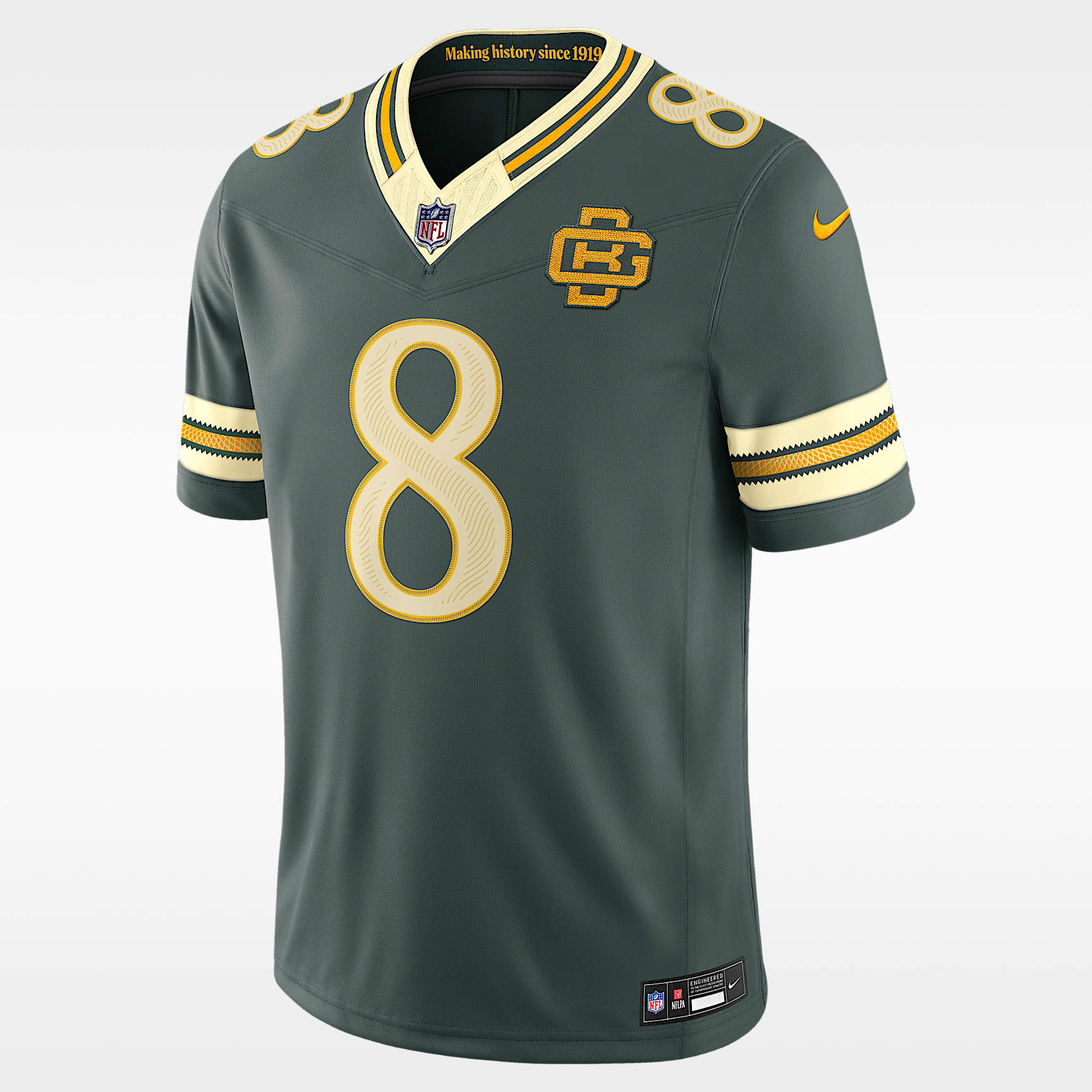 Josh Jacobs Green Bay Packers Rivalries Collection Men's Nike Dri-FIT NFL Limited Jersey