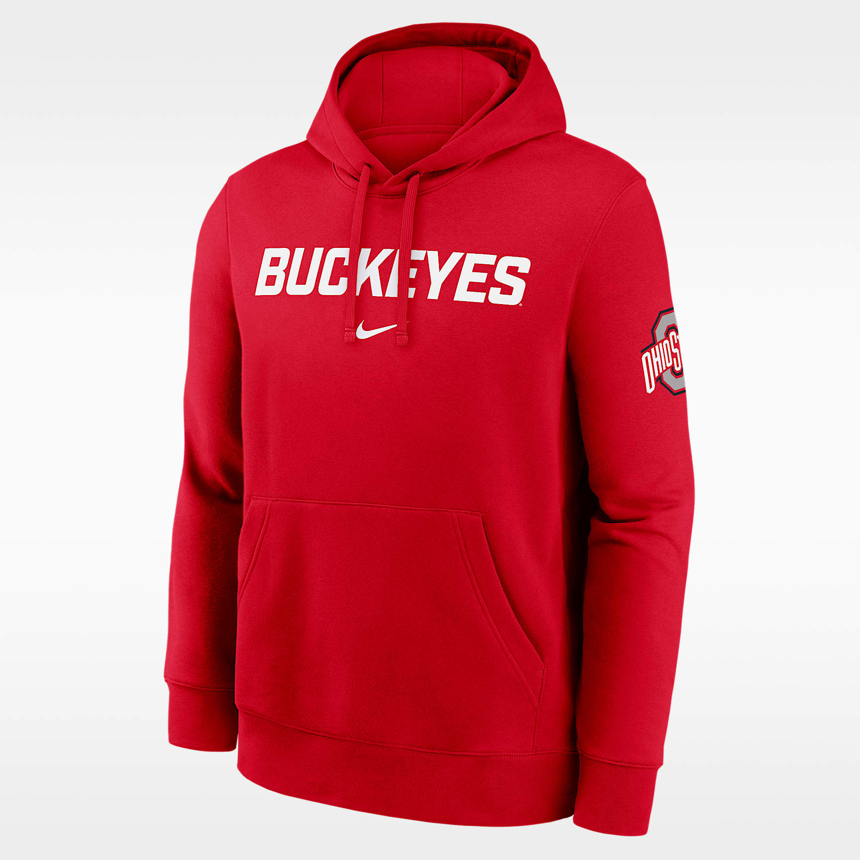 Ohio State Club 2-Hit Nickname Men's Nike College Pullover Hoodie