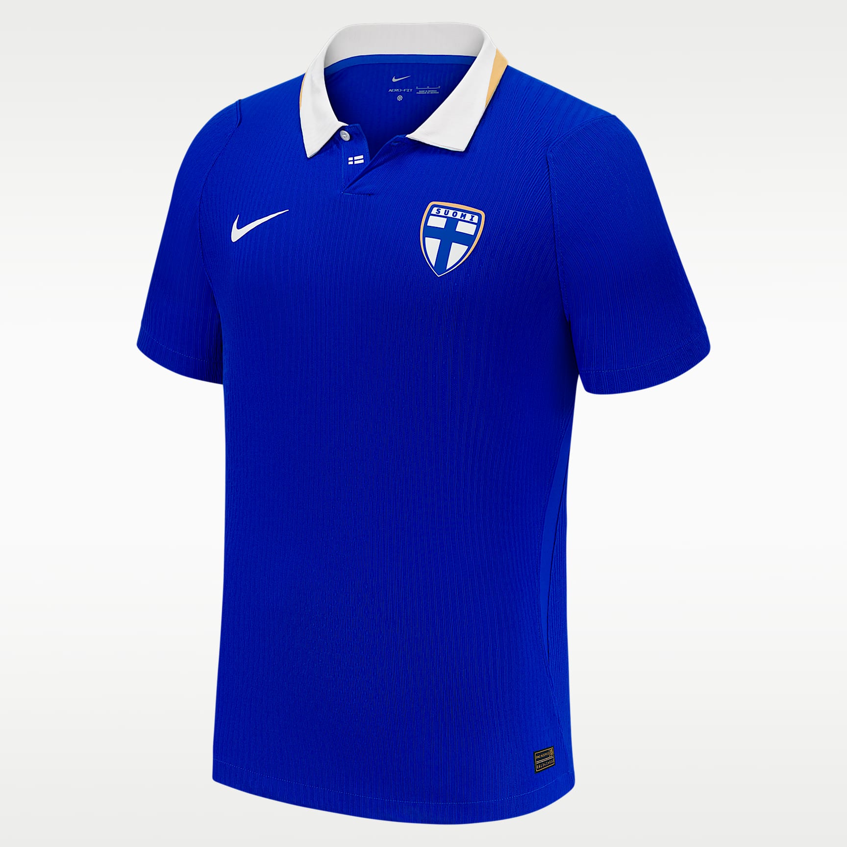 Maillot de foot Authentic Nike Aero-FIT Finlande 2026 Match Extérieur pour homme