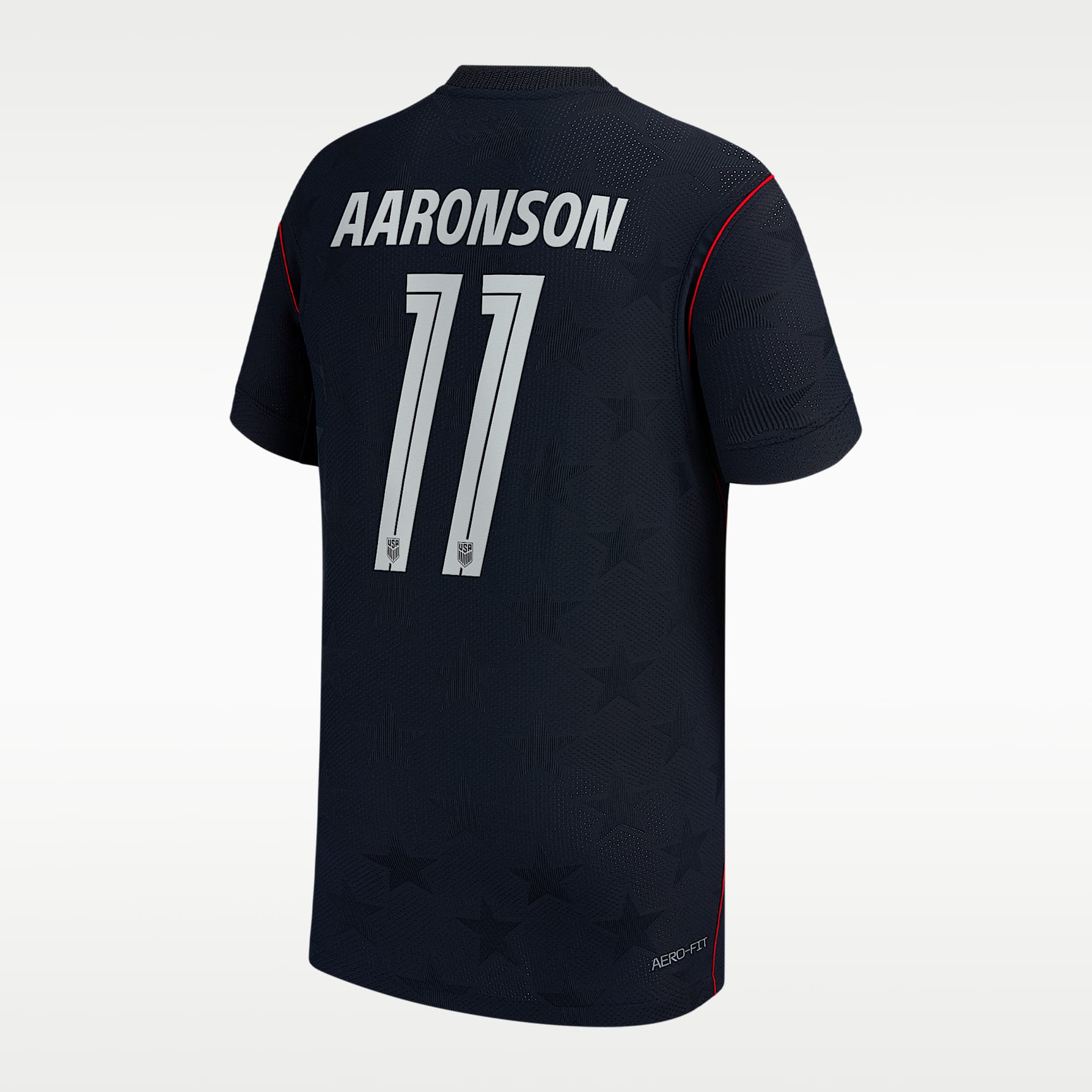 Brenden Aaronson USMNT 2026 Match Away Big Kids' Nike Aero-FIT Soccer Jersey