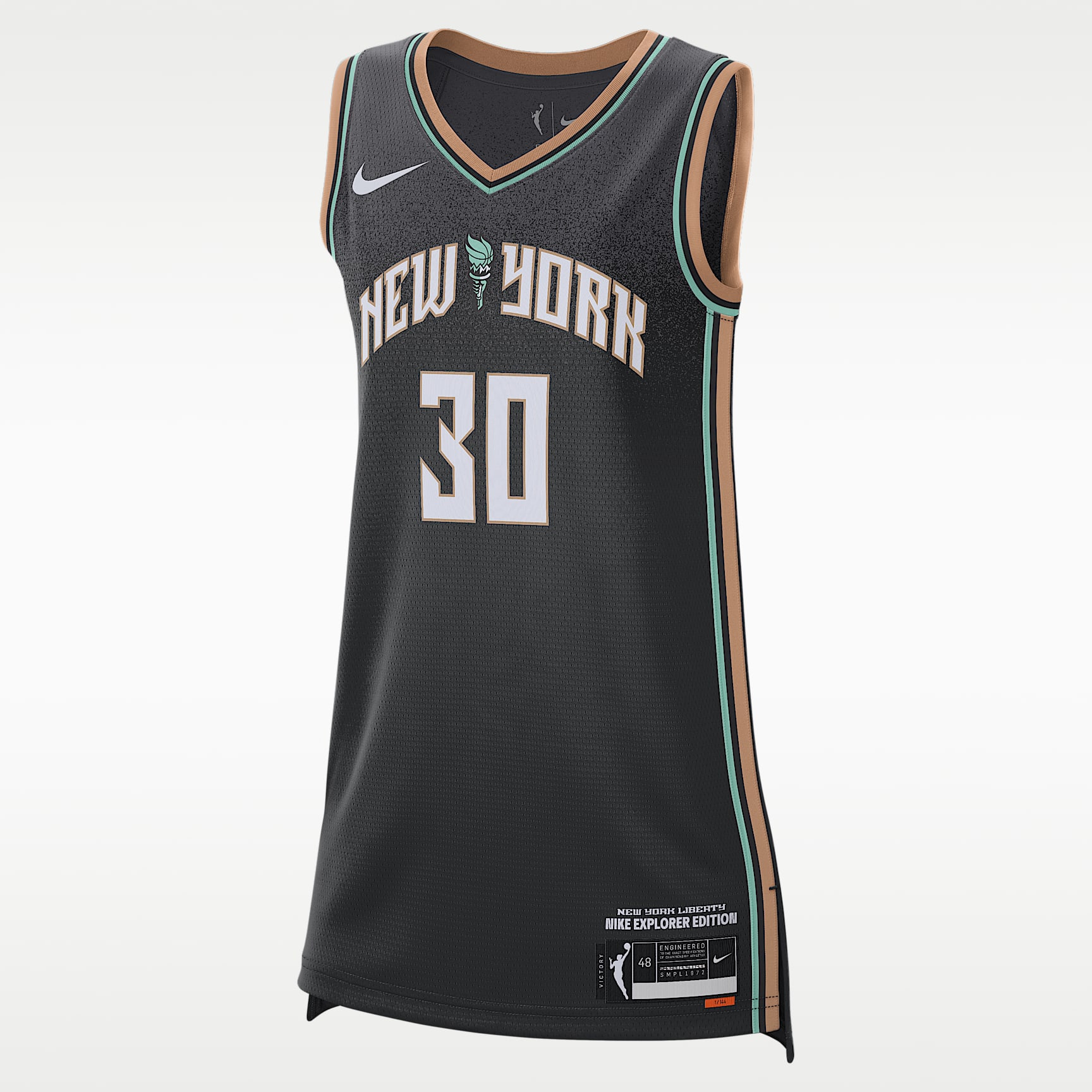 Jersey Nike Dri-FIT de la WNBA Victory New York Liberty Explorer Edition