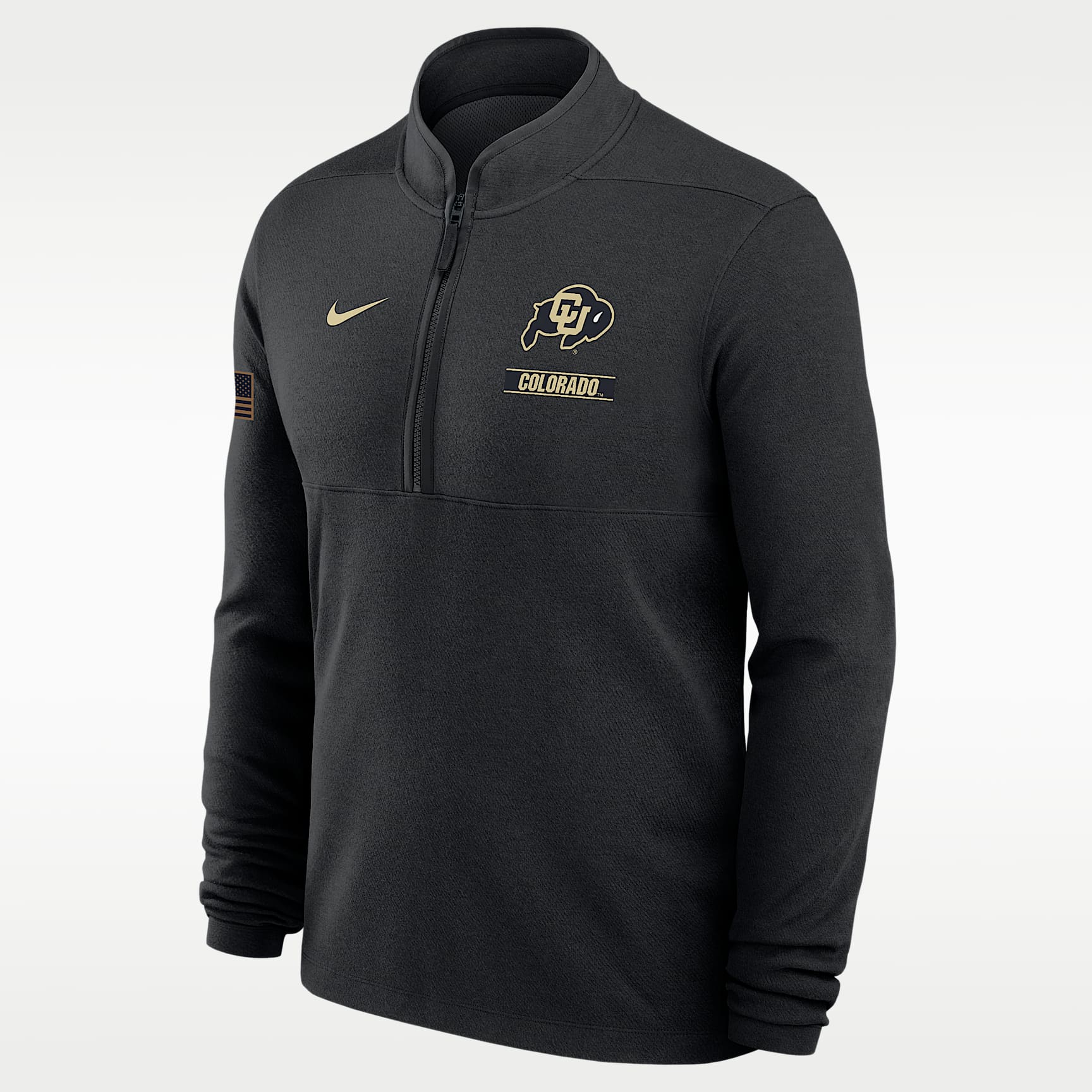 Colorado 2026 Military Appreciation Stride Men's Nike Dri-FIT College 1/2-Zip Long-Sleeve Top