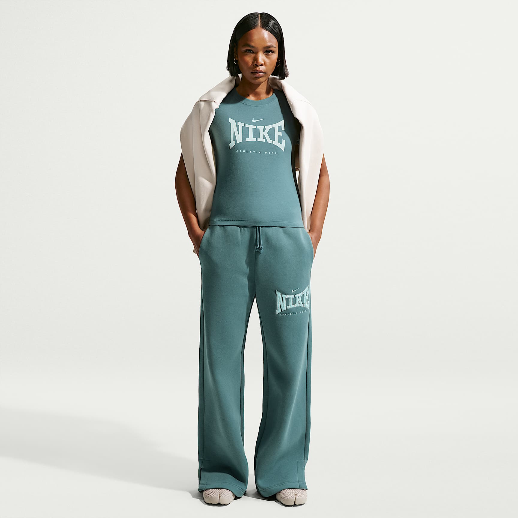 Nike Sportswear Phoenix Fleece Women's High-Waisted Wide-Leg Pants