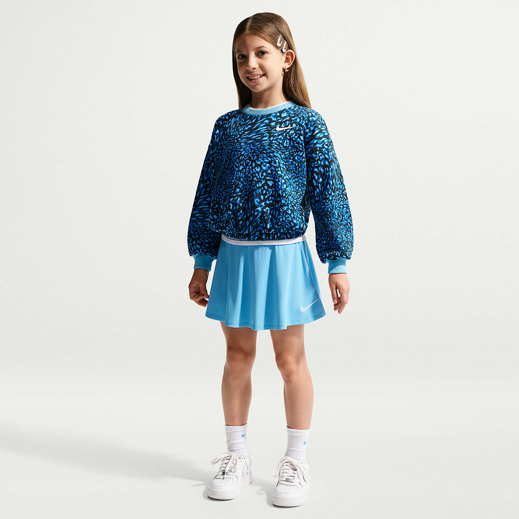 Nike Little Kids' Printed Crew and Scooter Set