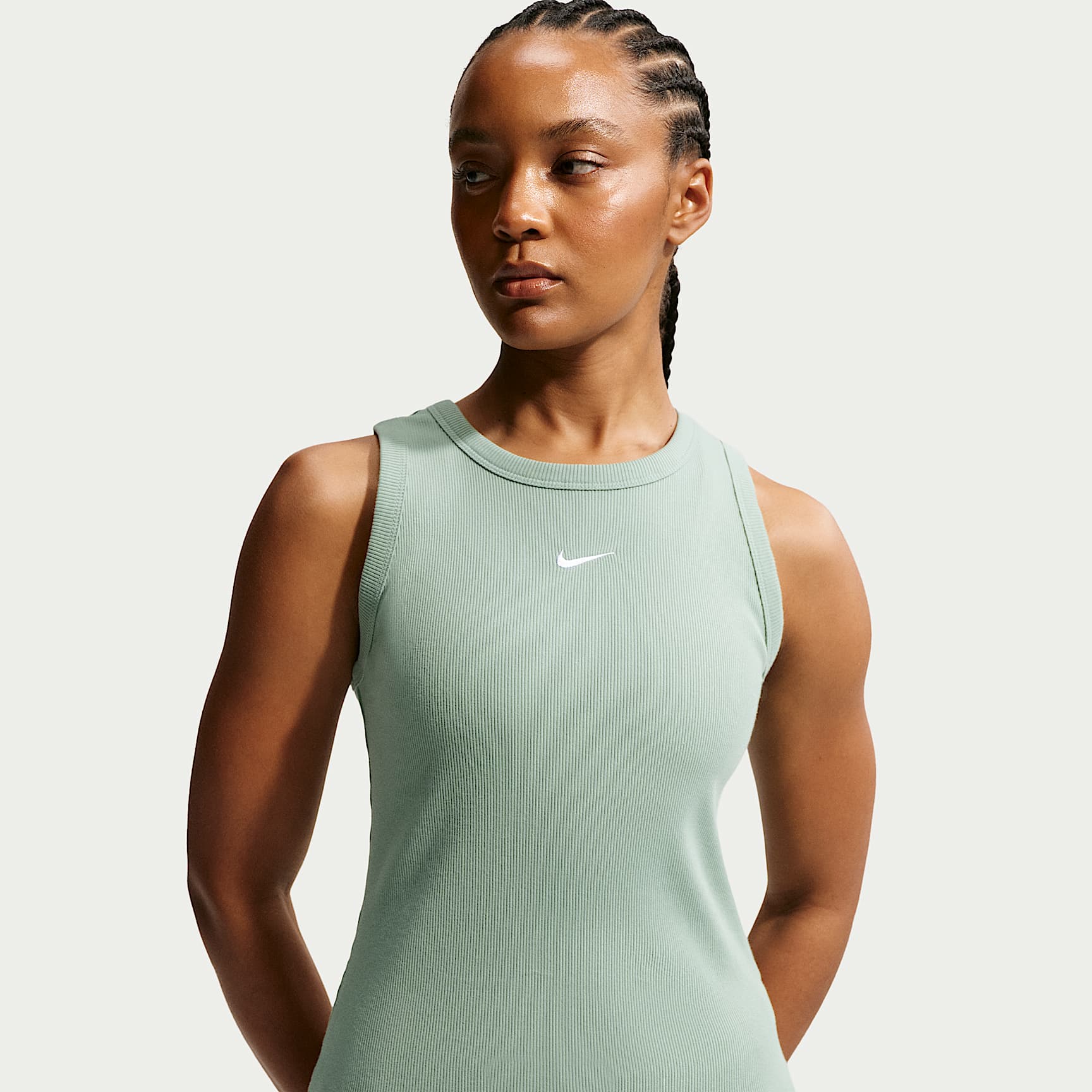 Nike Sportswear aansluitende geribde tanktop voor dames