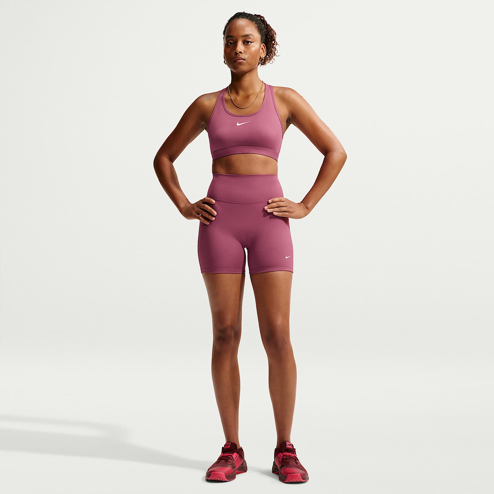 Shorts da ciclista 13 cm a vita alta Nike One – Donna