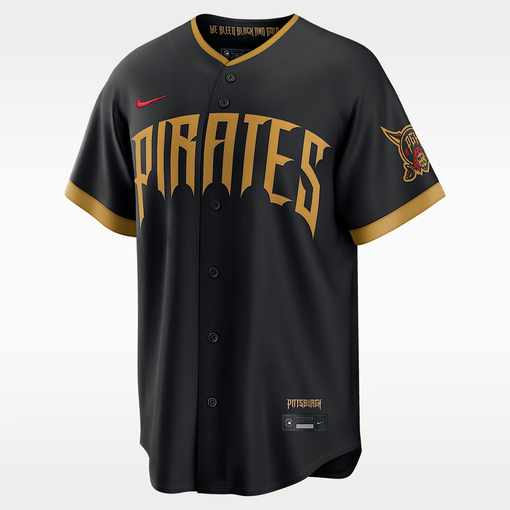 Roberto Clemente Pittsburgh Pirates City Connect Men's Nike MLB Stadium Jersey