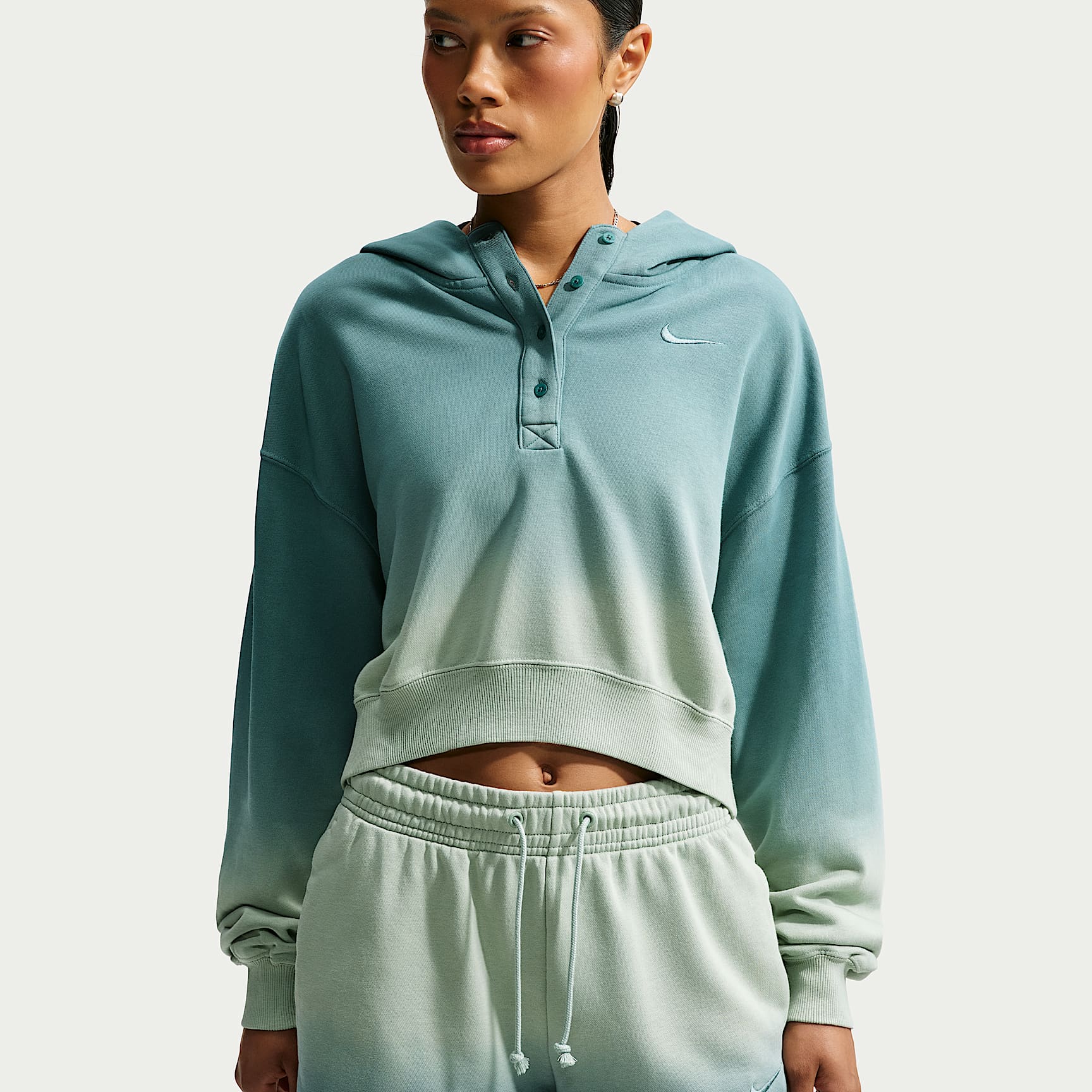 Nike Sportswear Phoenix Fleece Women's Oversized Henley Hoodie
