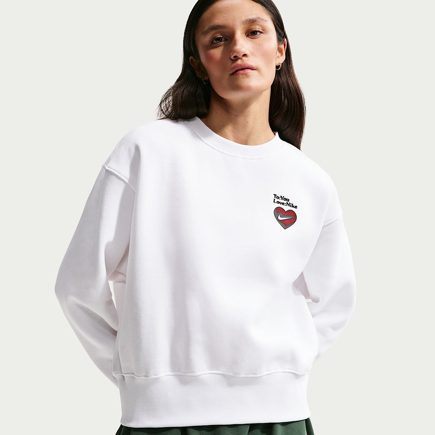 Nike Sportswear Phoenix Fleece oversized sweatshirt met ronde hals voor dames