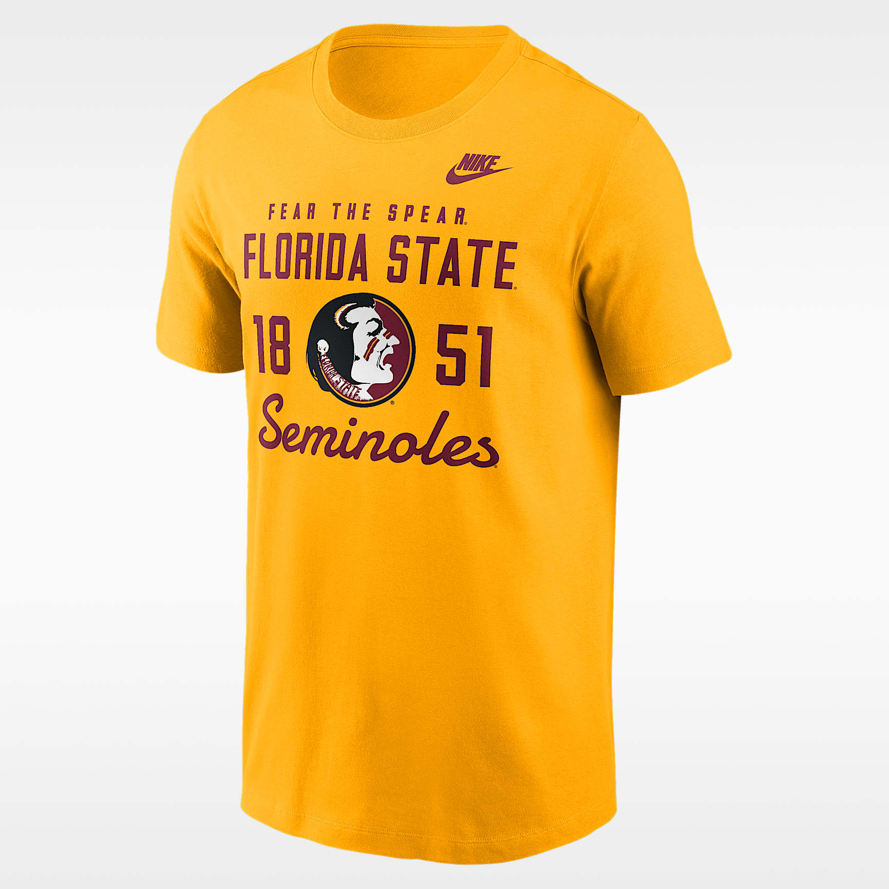 Florida State Legacy Stacked Est Men's Nike College T-Shirt