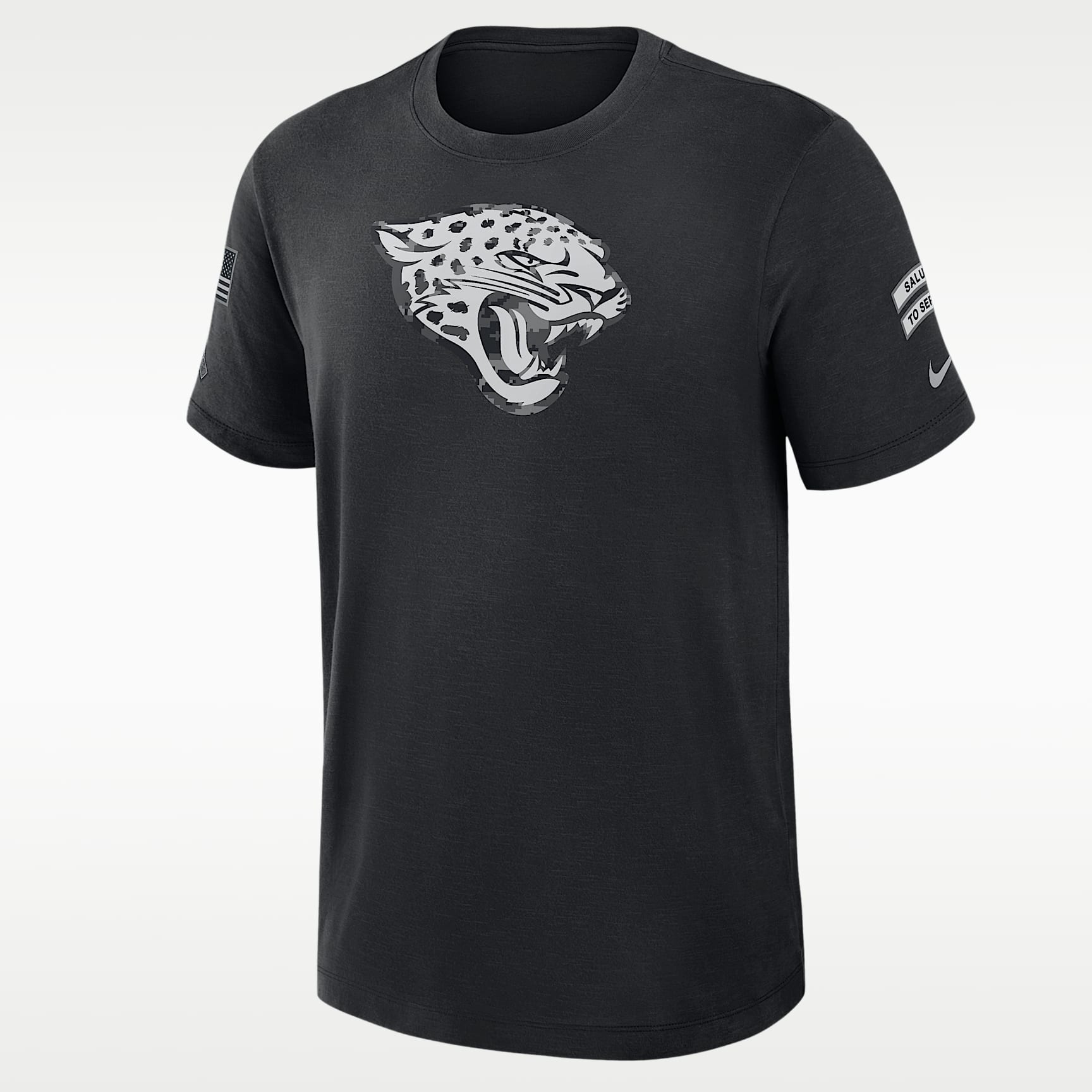 Jacksonville Jaguars Salute to Service Slub Men's Nike Dri-FIT NFL T-Shirt