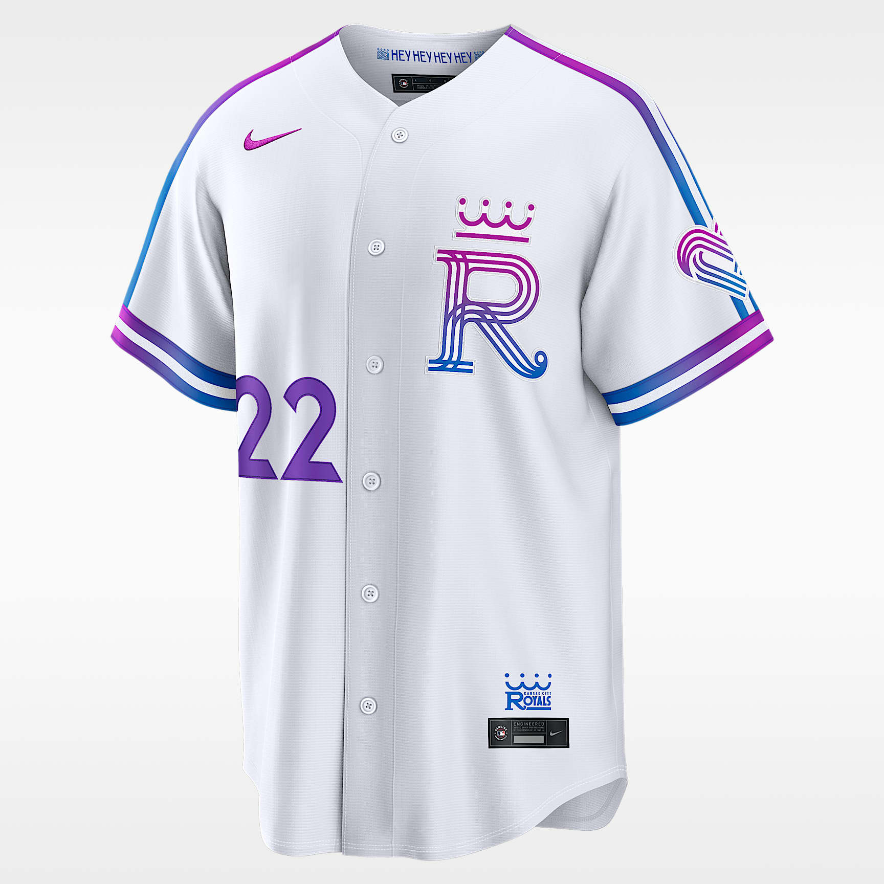 Carter Jensen Kansas City Royals City Connect Men's Nike MLB Stadium Jersey