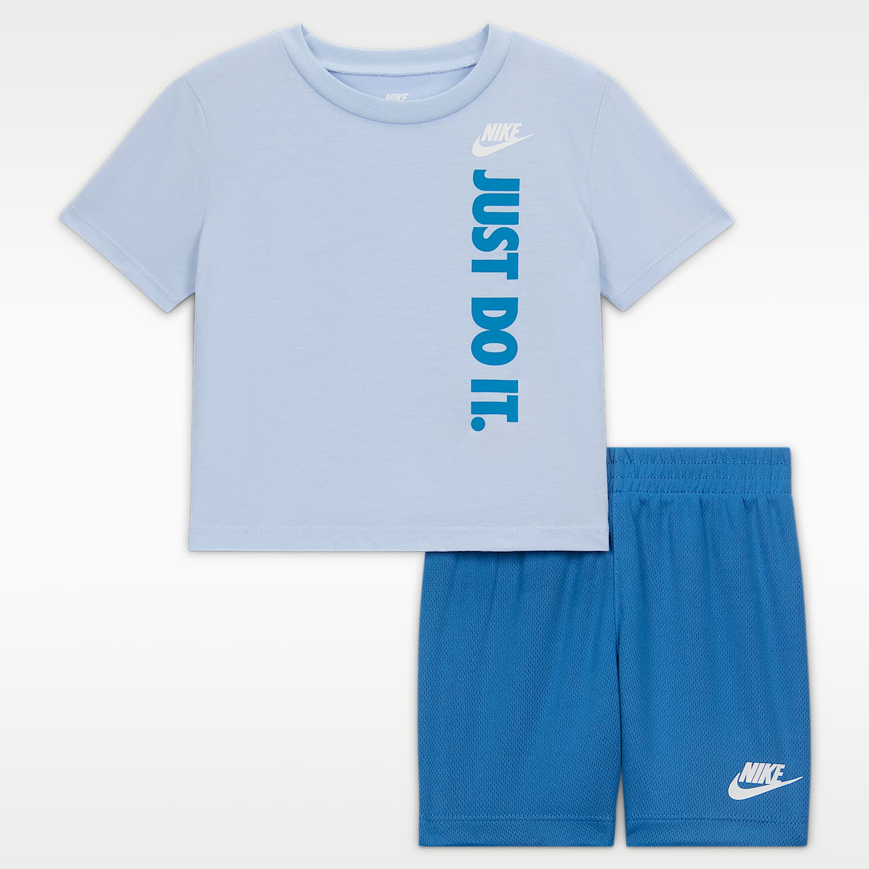 Nike Sportswear Baby "Just Do It" Graphic T-Shirt and Mesh Shorts Set