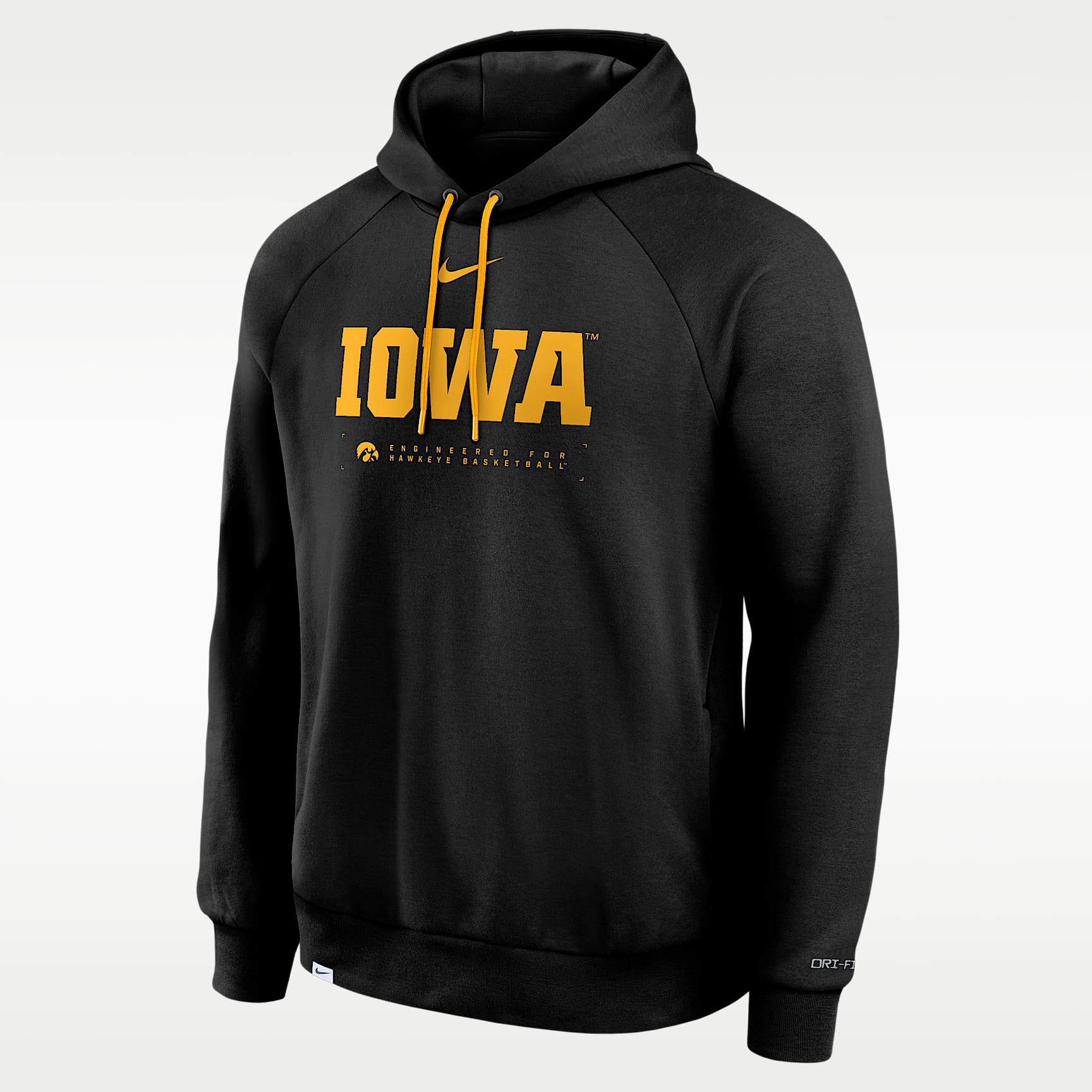 Iowa Courtside Basketball Practice Men's Nike Dri-FIT Pullover Hoodie