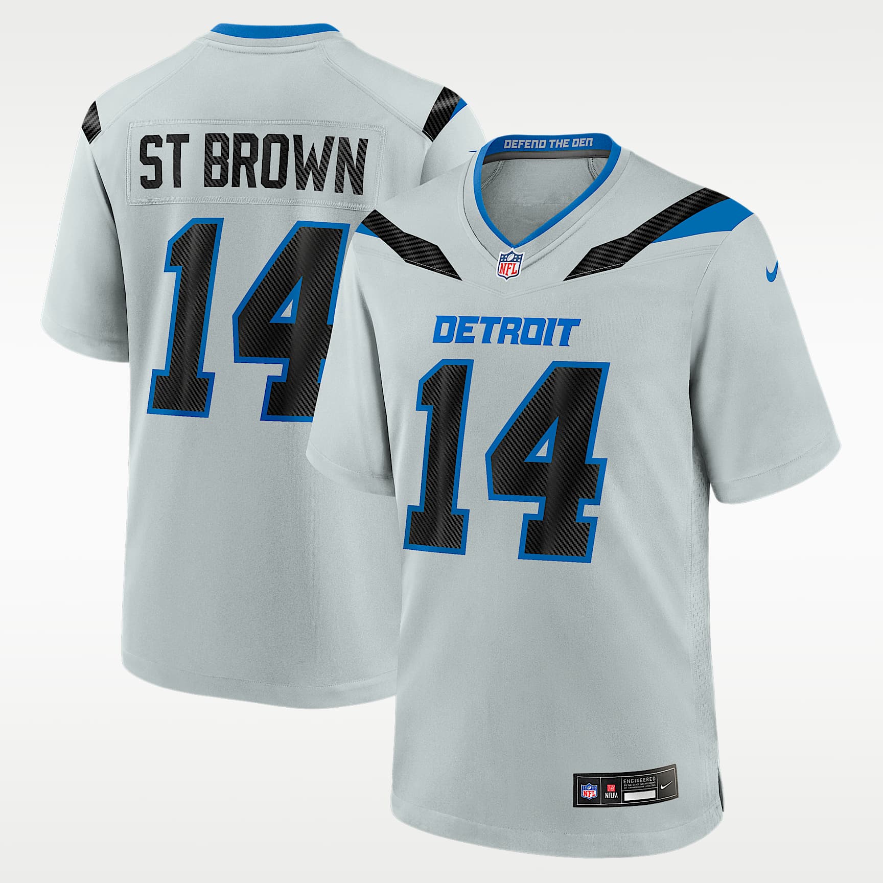 Amon-Ra St. Brown Detroit Lions Rivalries Collection Men's Nike NFL Game Jersey