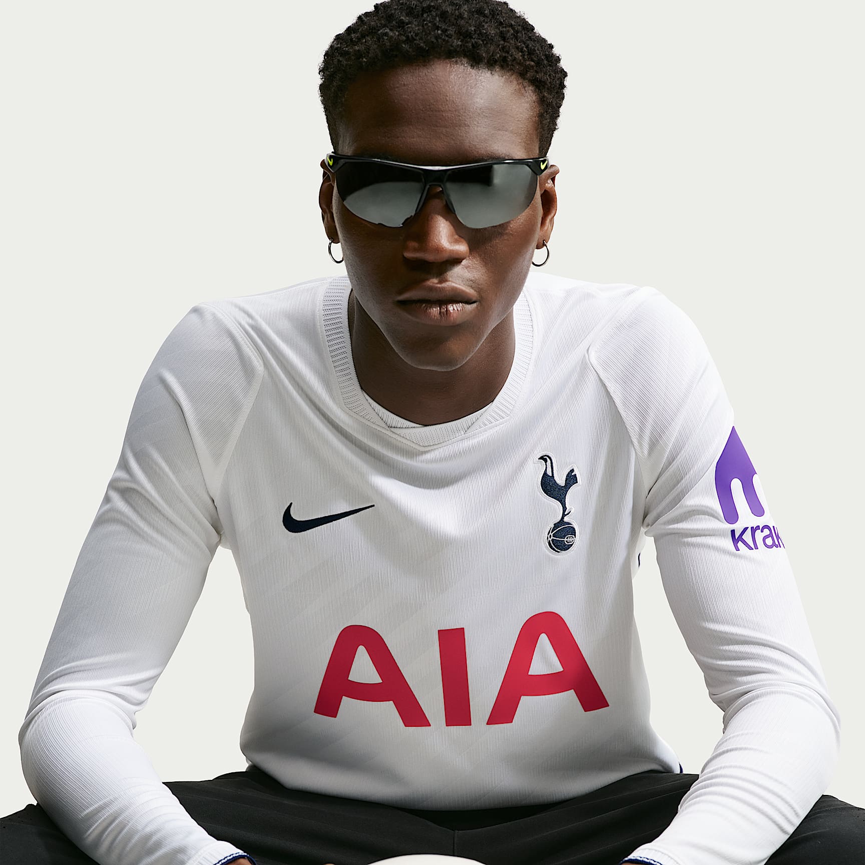 Tottenham Hotspur 2026/27 Stadium Home Nike Replika-Fußballtrikot mit langen Ärmeln und Dri-FIT-Technologie (Herren)