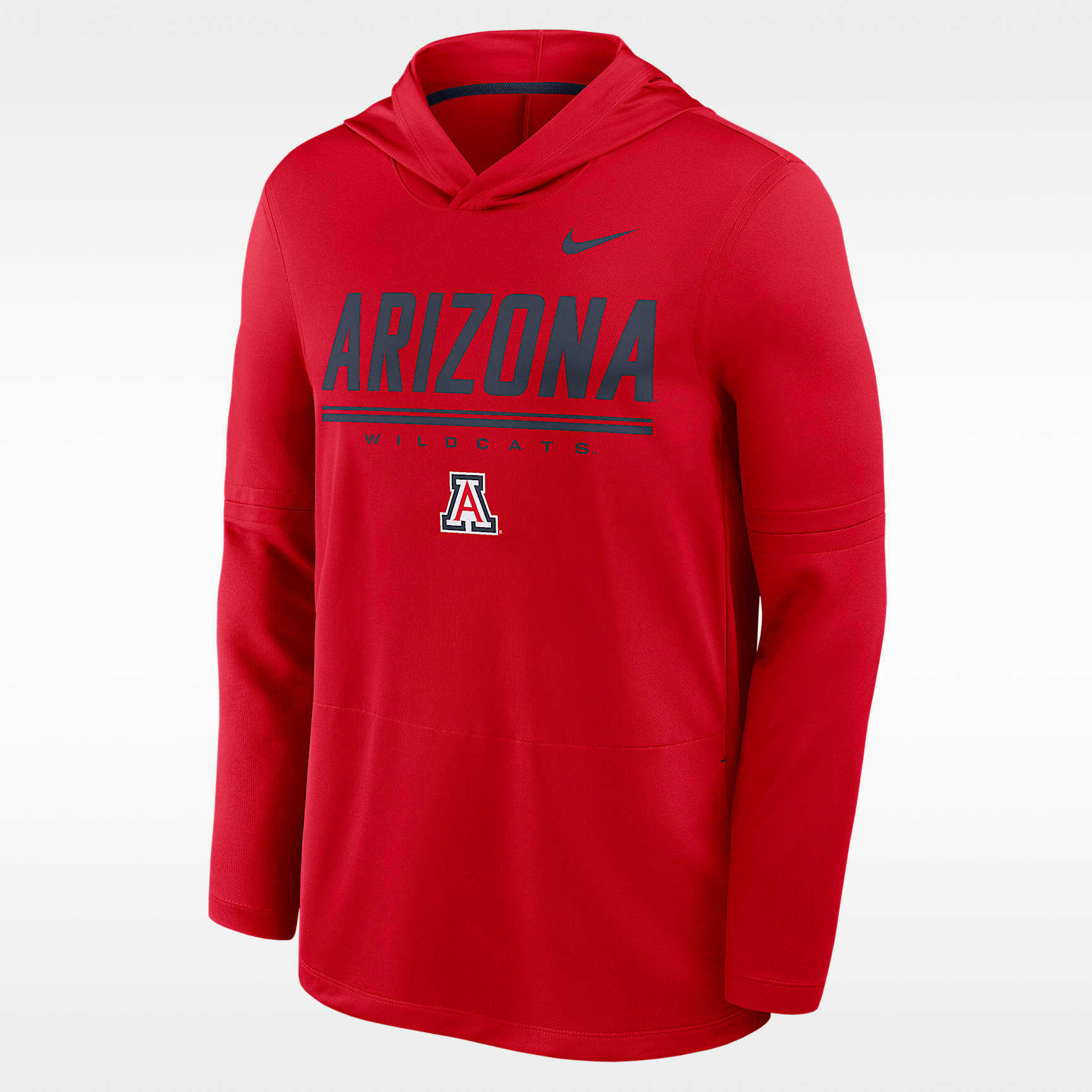 Arizona Sideline Men's Nike Dri-FIT College Long-Sleeve Hooded Top