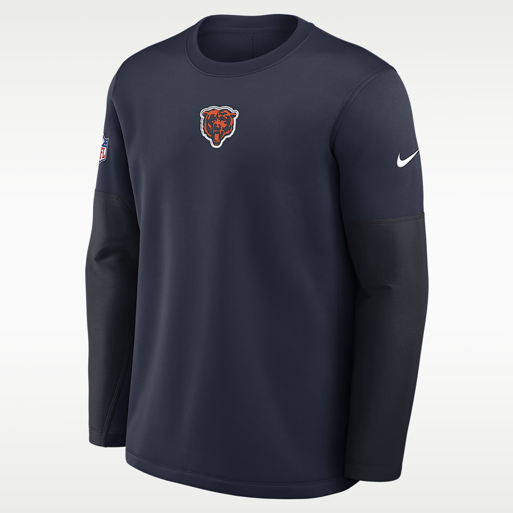 Chicago Bears Scripted To Win Sideline Coach Men's Nike Therma-FIT NFL Long-Sleeve T-Shirt
