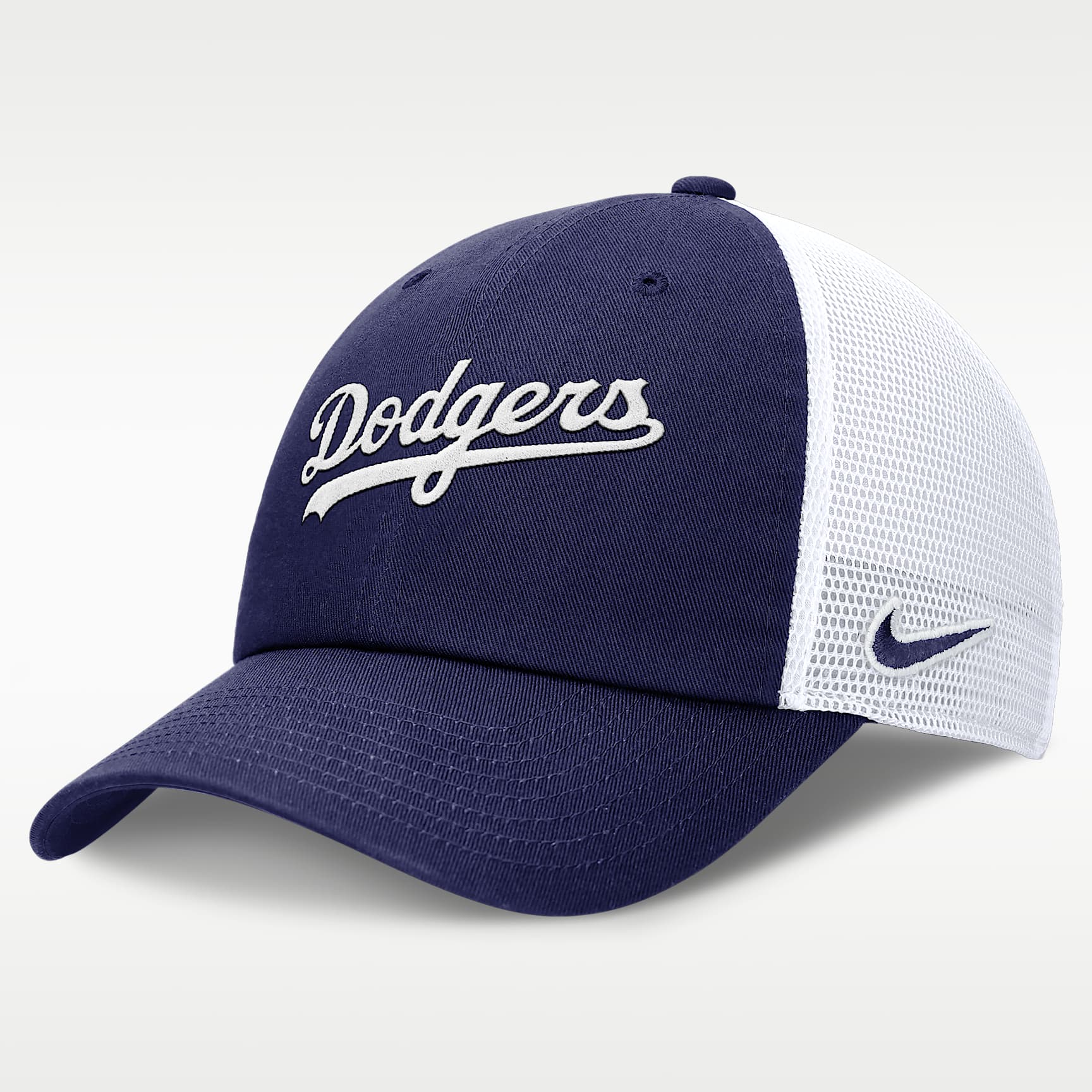 Gorra ajustable Nike de la MLB para hombre Los Angeles Dodgers Evergreen Wordmark Club