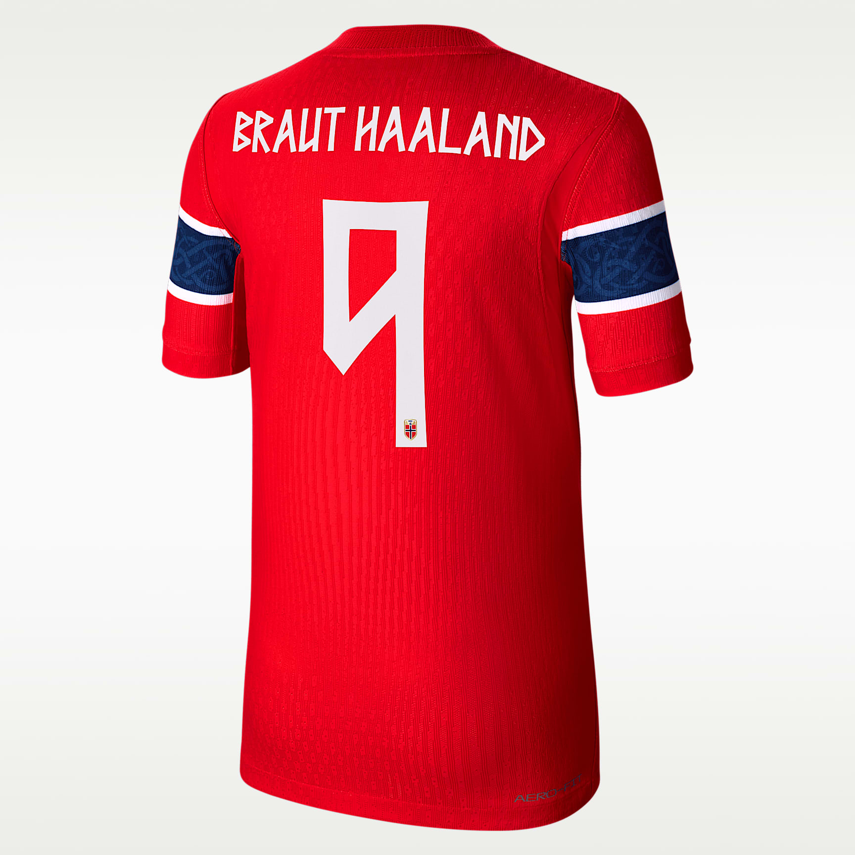 Erling Braut Haaland Norway National Team 2026 Match Home Big Kids' Nike Dri-FIT ADV Soccer Jersey