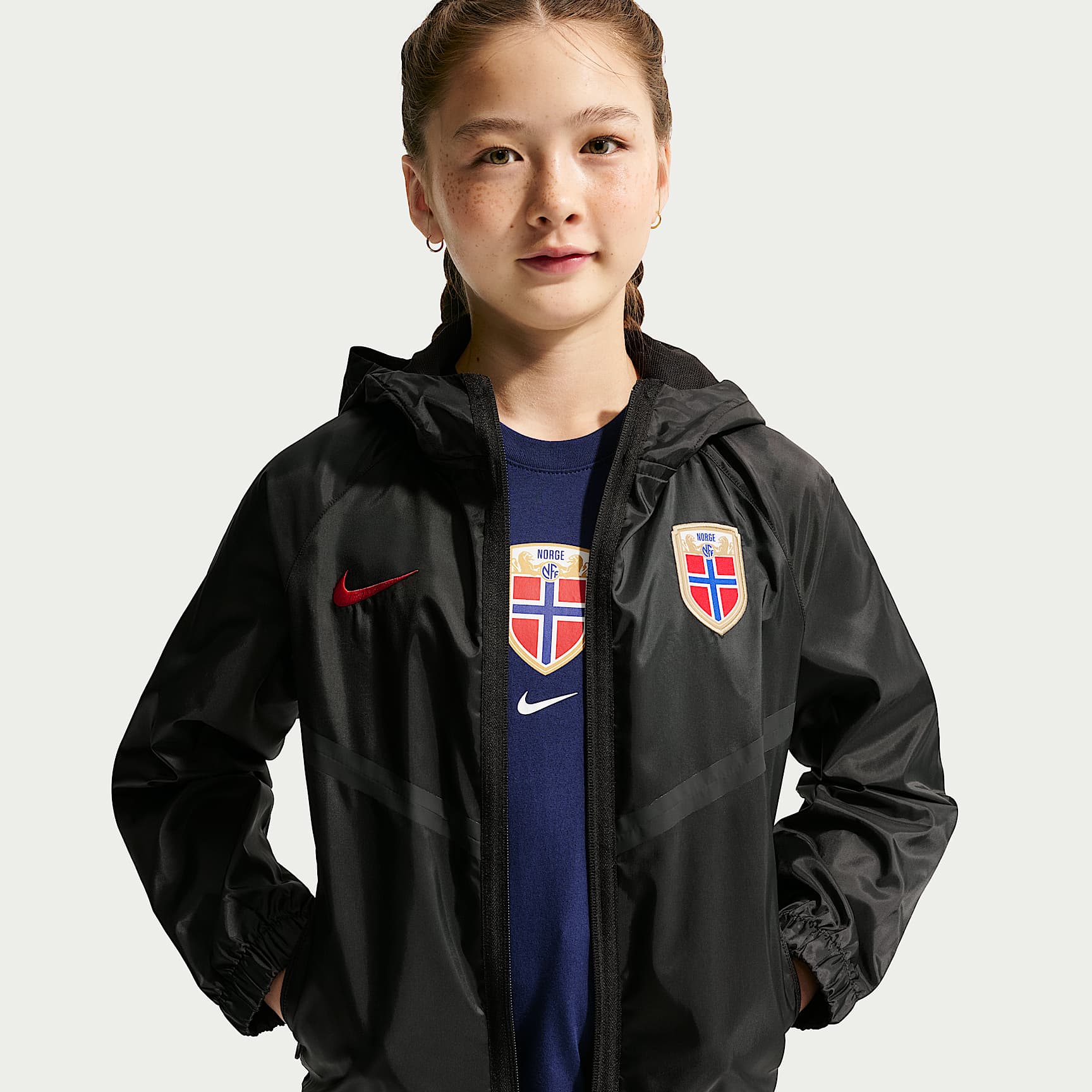 Norway Big Kids' Nike Dri-FIT Soccer Anthem Jacket