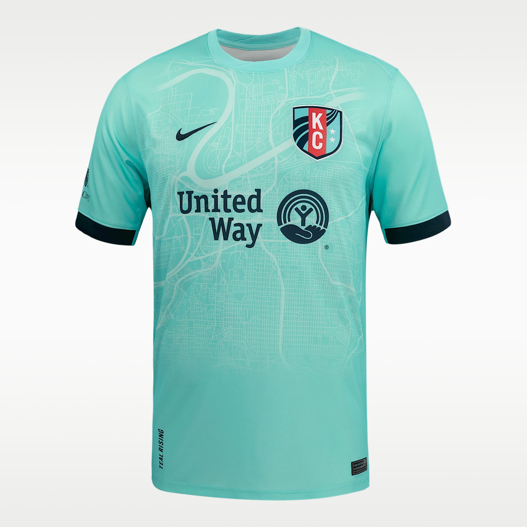 Jersey Nike Dri-FIT de la NWSL Replica para hombre Debinha de Oliveira KC Current visitante 2025 Stadium